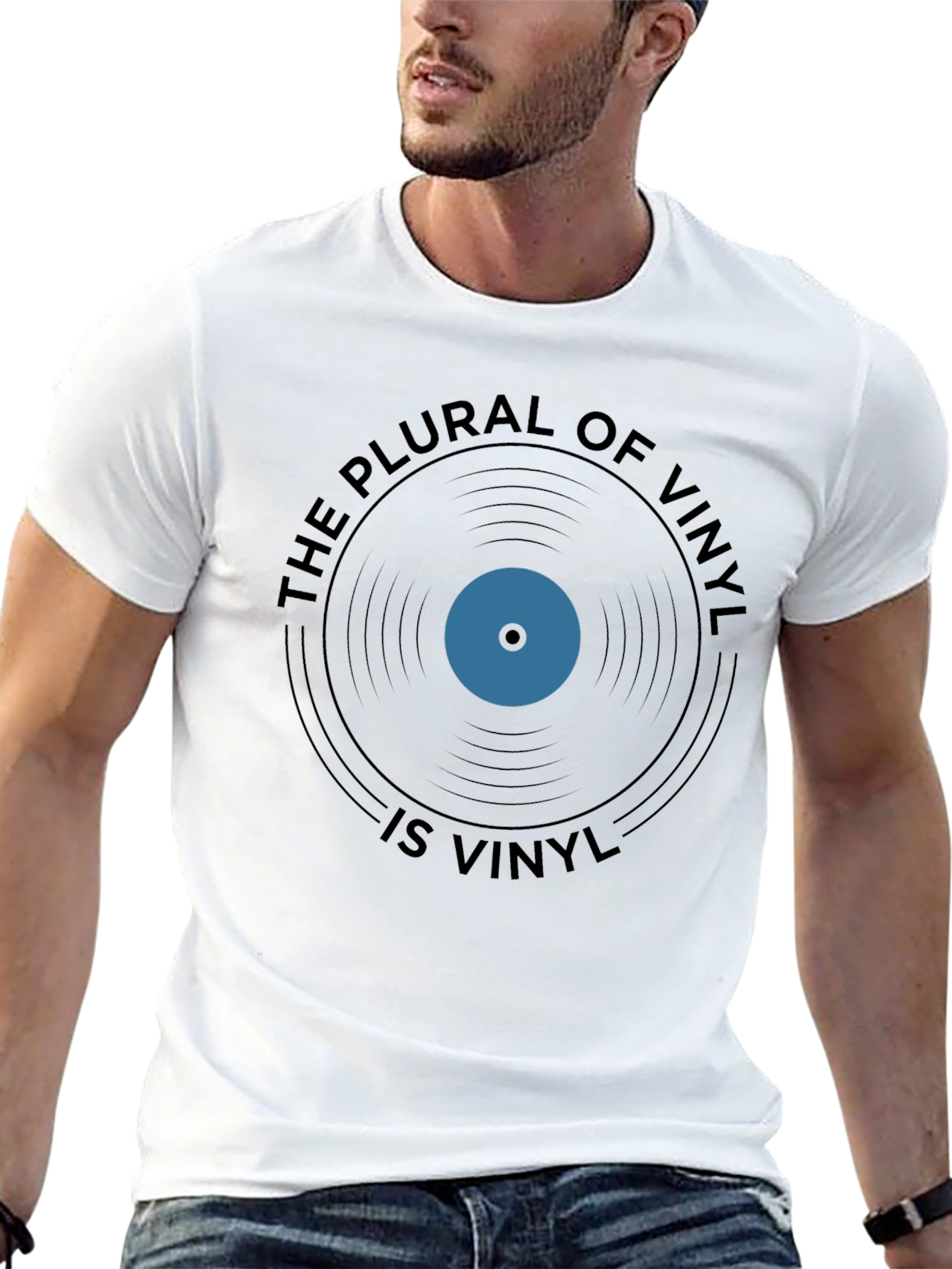 The Plural of Vinyl is Vinyl Graphic T-Shirt