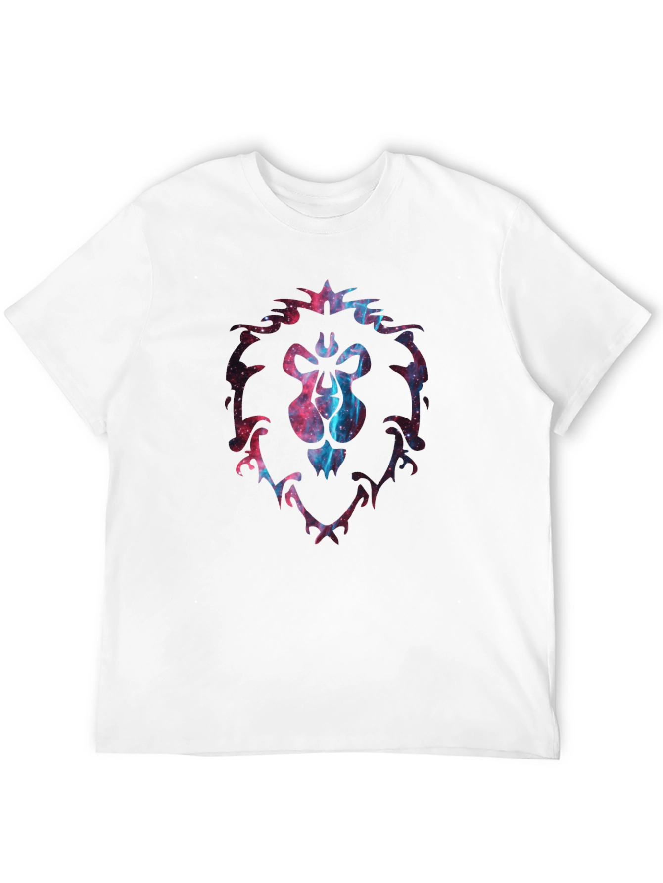 Alliance Lion Galaxy Print Black T-Shirt