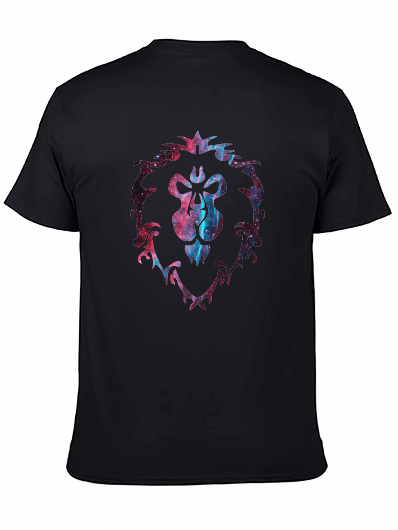 Alliance Lion Galaxy Print Black T-Shirt