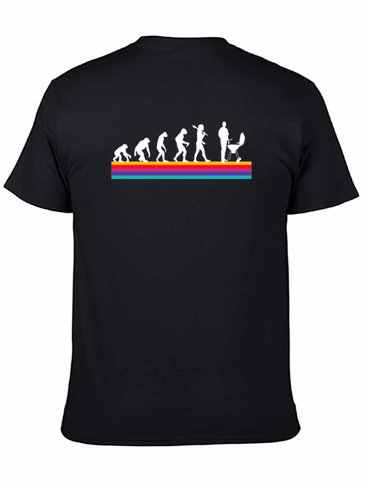 Evolution of BBQ T-Shirt - Funny Grill Master Tee