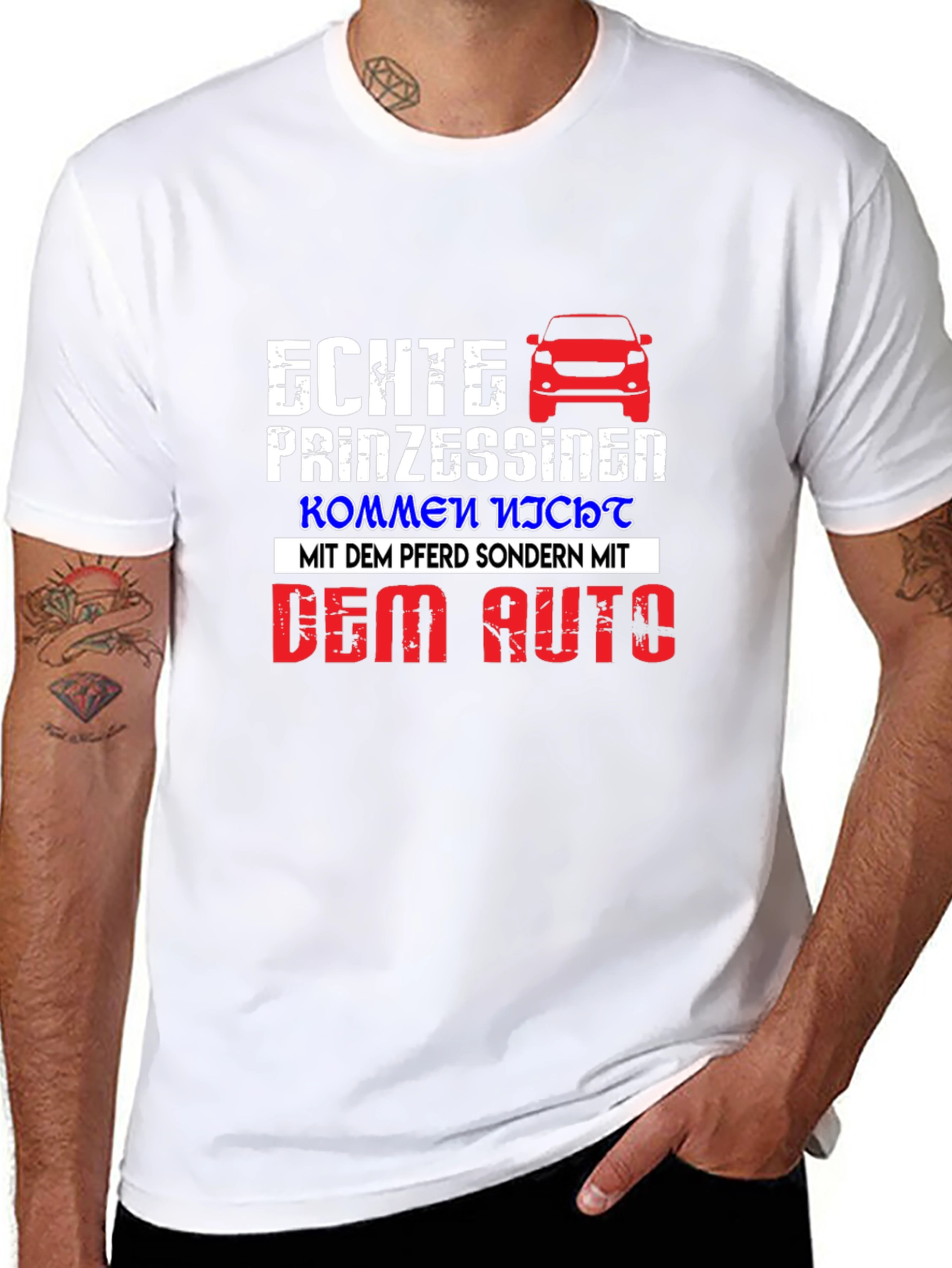Echte Prinzessinen Car Graphic T-Shirt