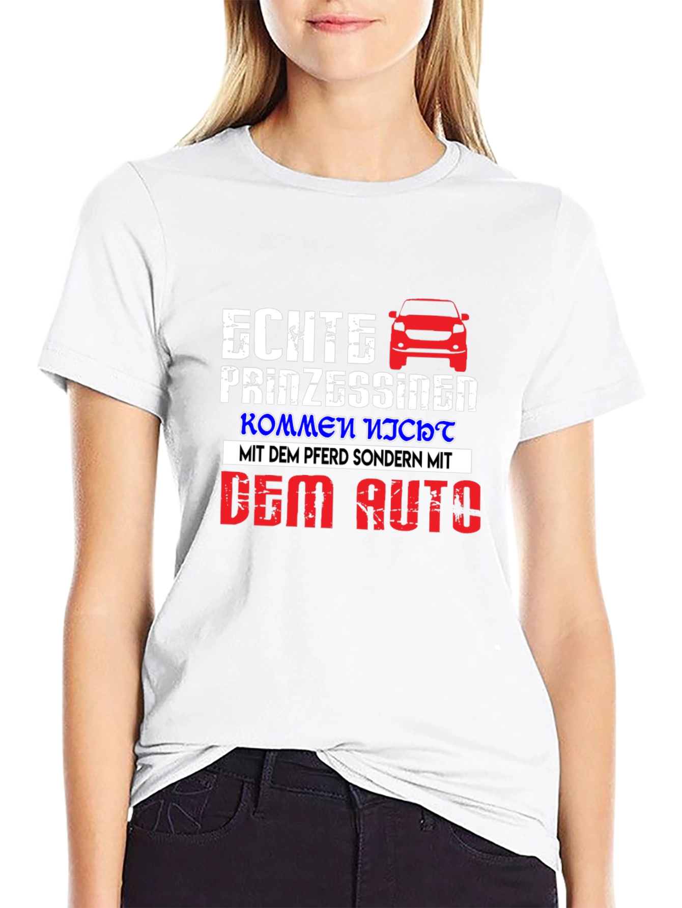 Echte Prinzessinen Car Graphic T-Shirt