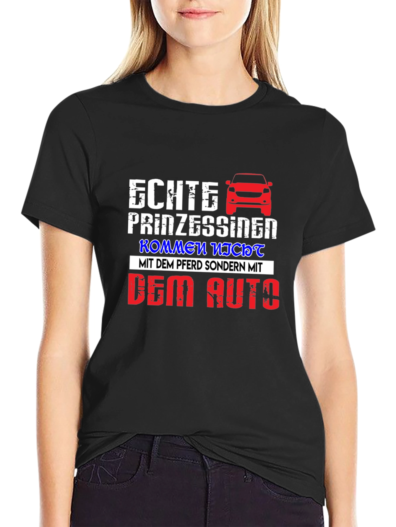 Echte Prinzessinen Car Graphic T-Shirt
