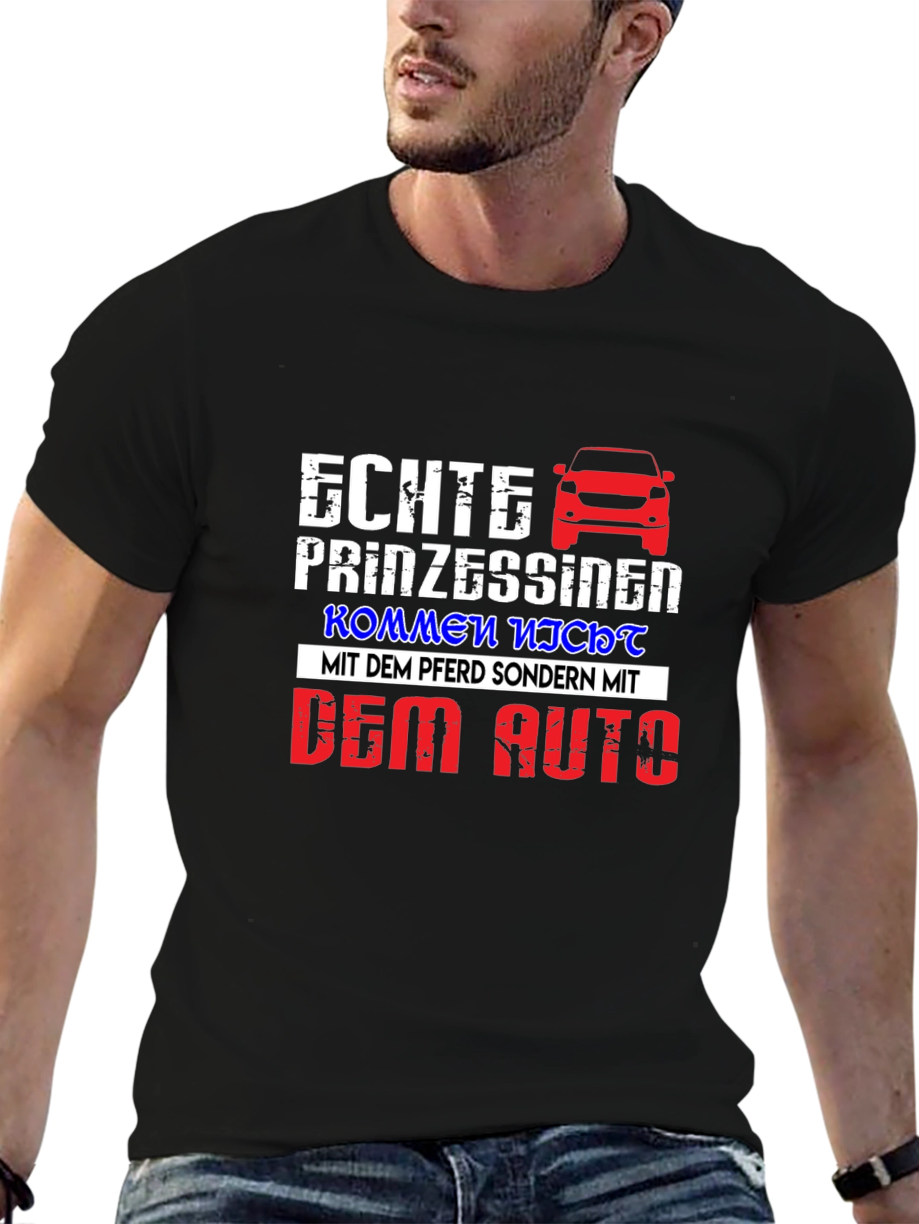 Echte Prinzessinen Car Graphic T-Shirt