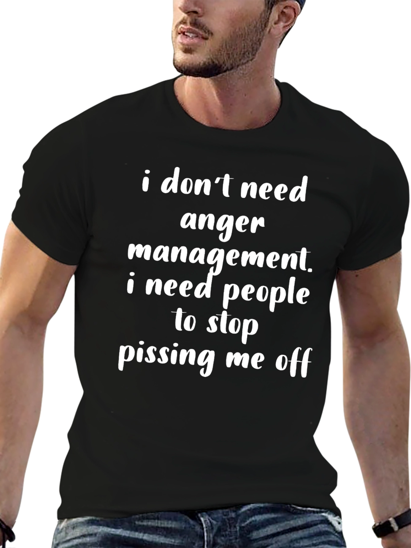 Funny Anger Management Graphic T-Shirt