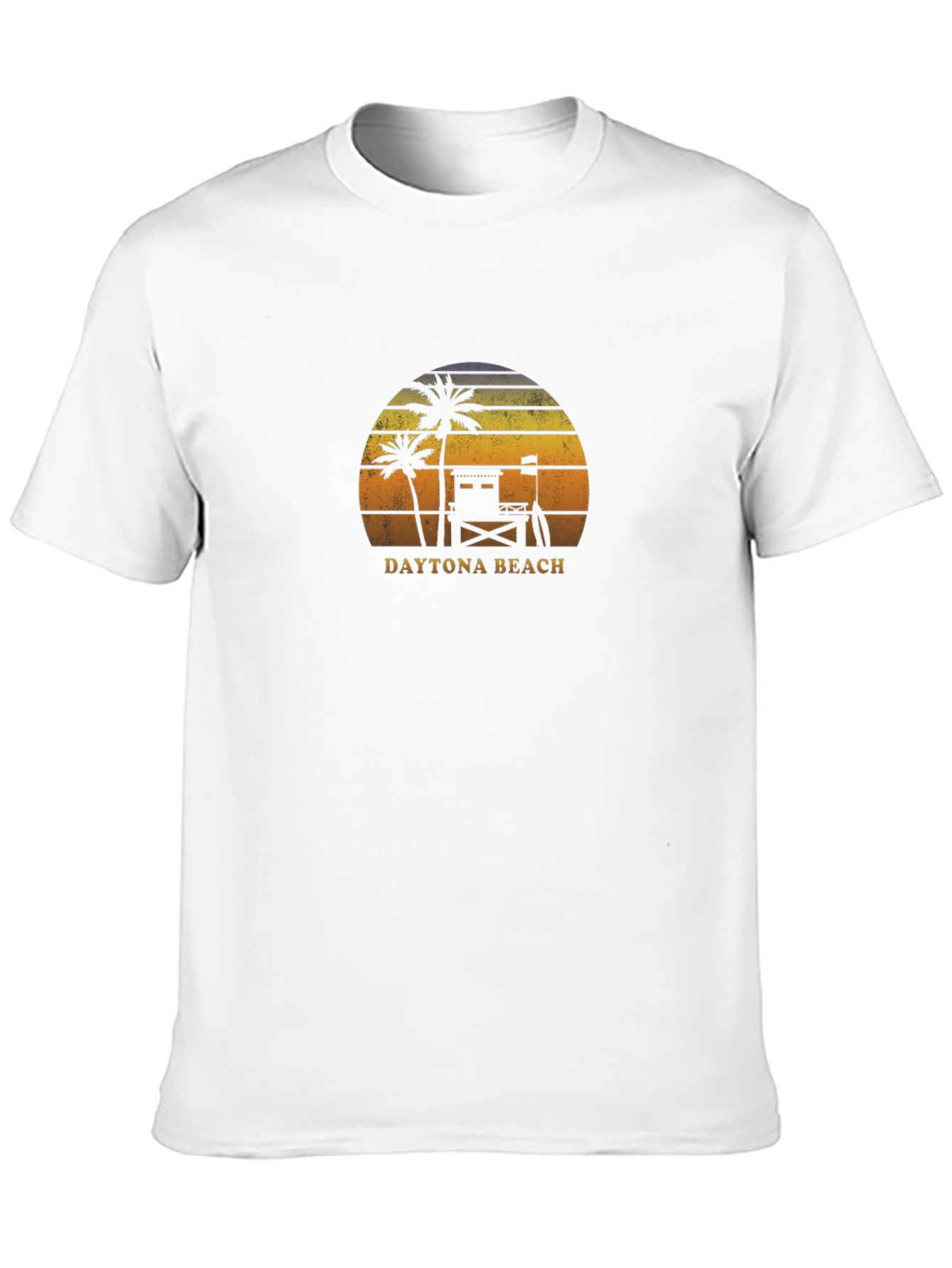 Daytona Beach Graphic Tee - Retro Palm Tree T-Shirt