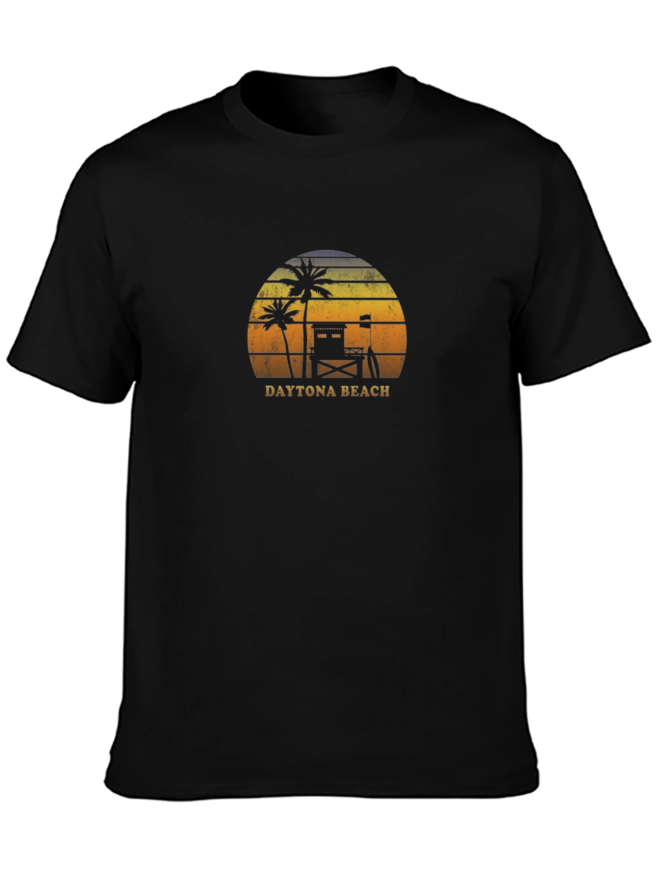 Daytona Beach Graphic Tee - Retro Palm Tree T-Shirt