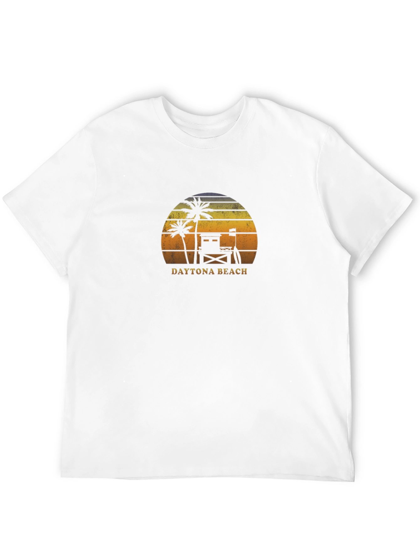 Daytona Beach Graphic Tee - Retro Palm Tree T-Shirt