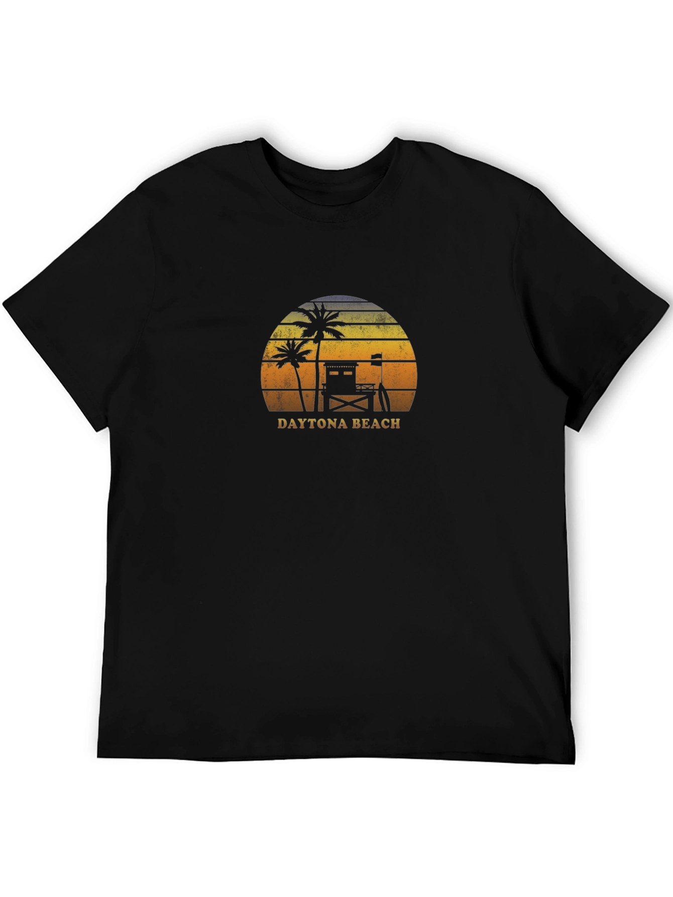 Daytona Beach Graphic Tee - Retro Palm Tree T-Shirt