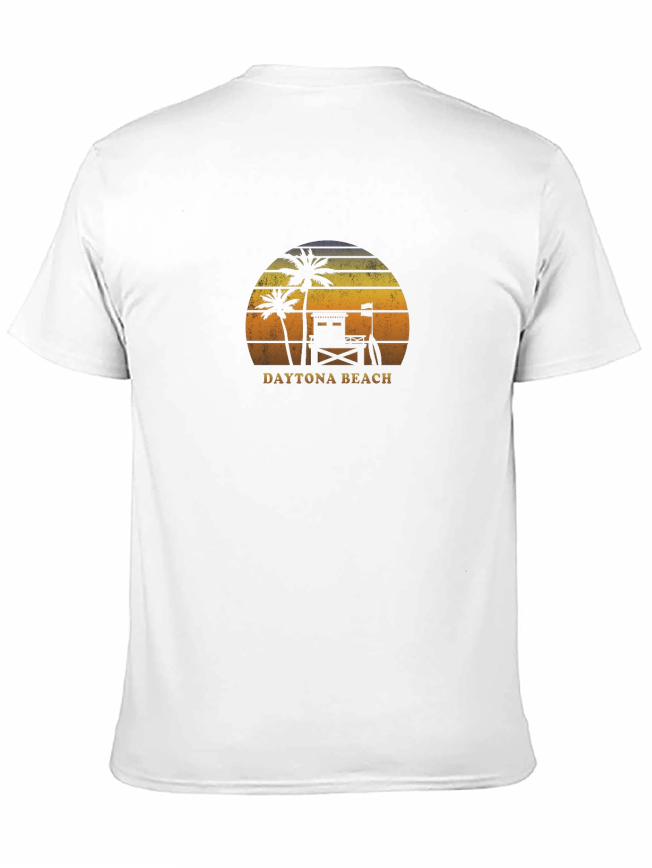 Daytona Beach Graphic Tee - Retro Palm Tree T-Shirt