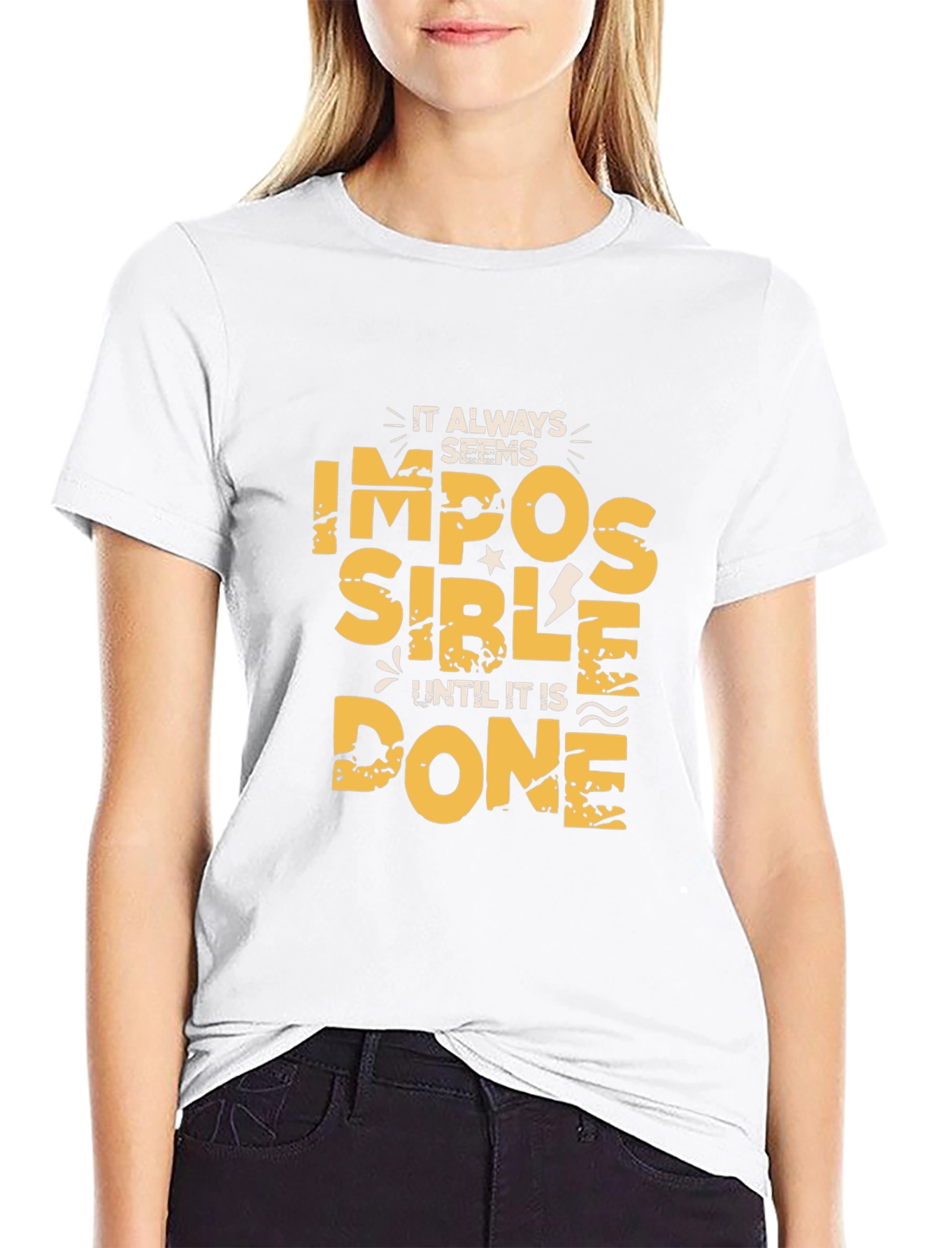Impossible T-Shirt - Motivational Graphic Tee