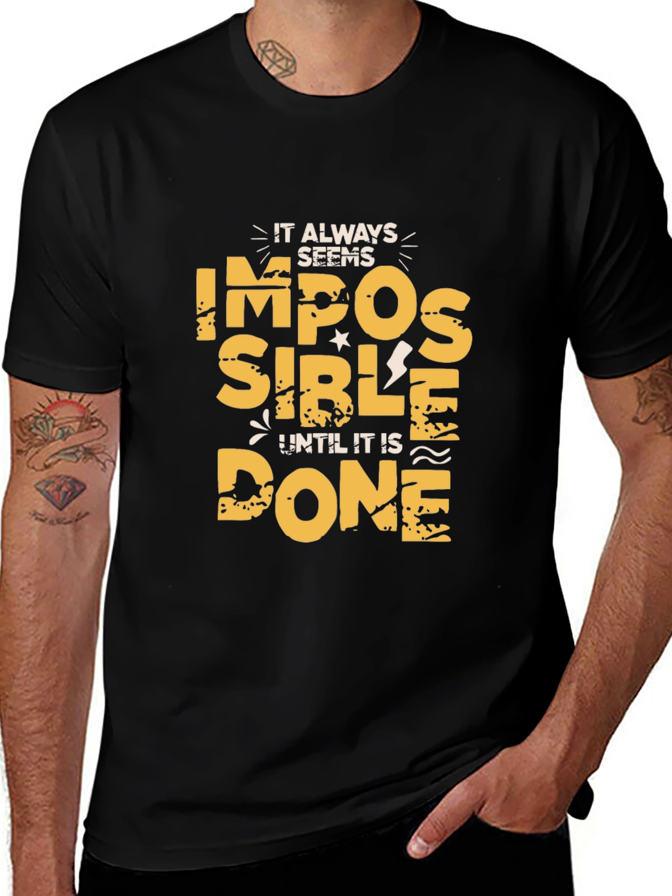 Impossible T-Shirt - Motivational Graphic Tee