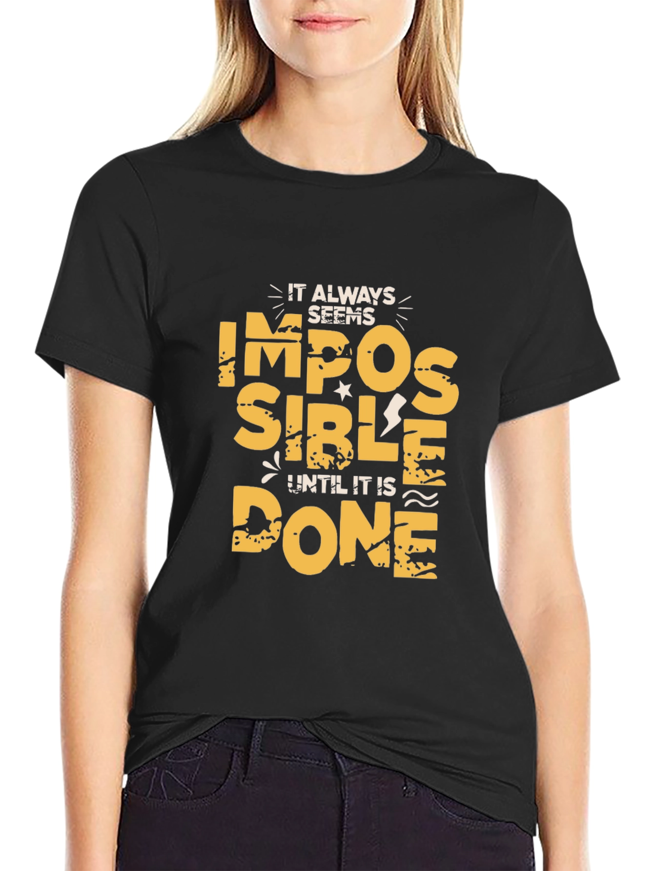Impossible T-Shirt - Motivational Graphic Tee