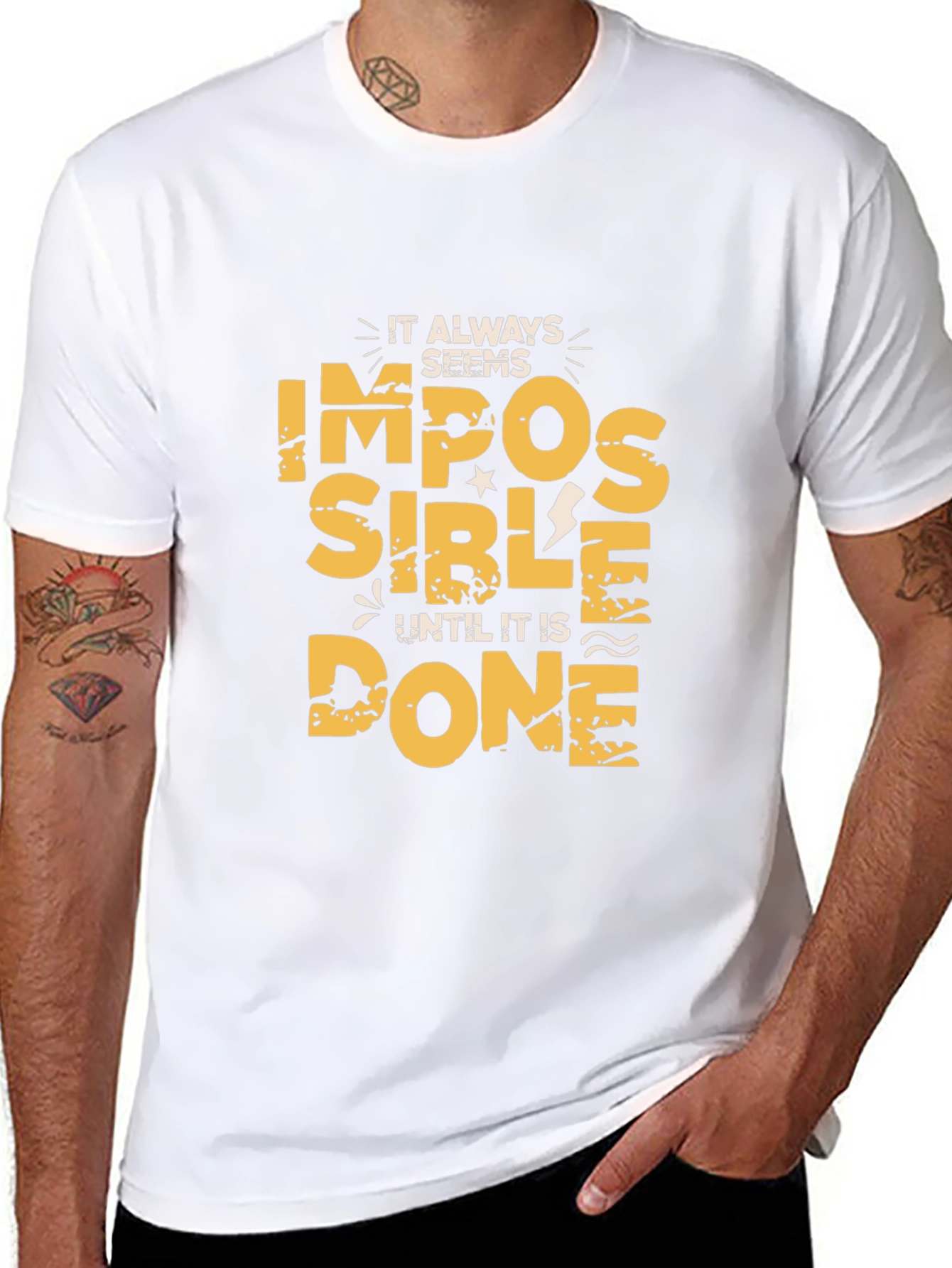 Impossible T-Shirt - Motivational Graphic Tee