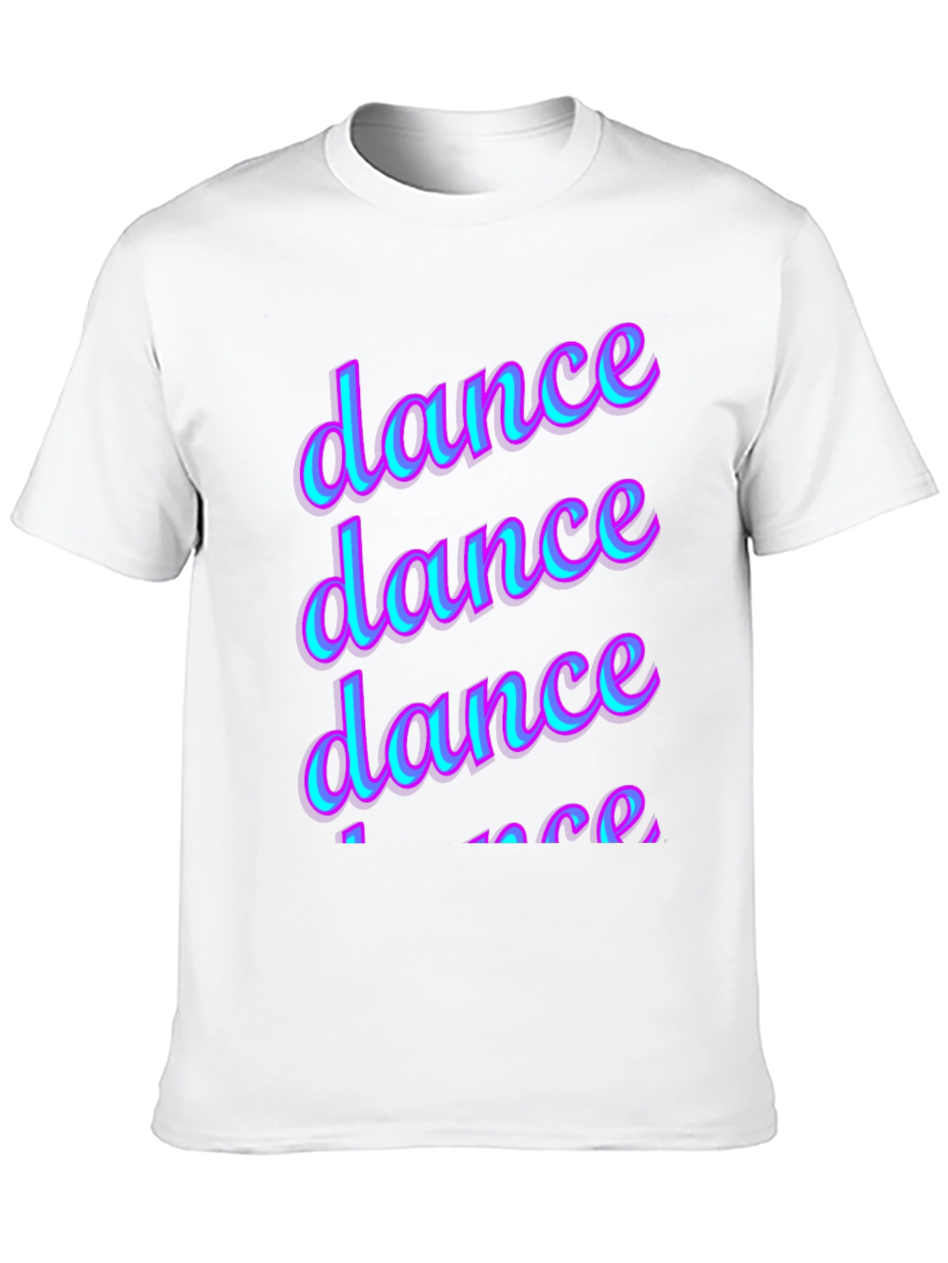 Dance Graphic Print Black T-Shirt