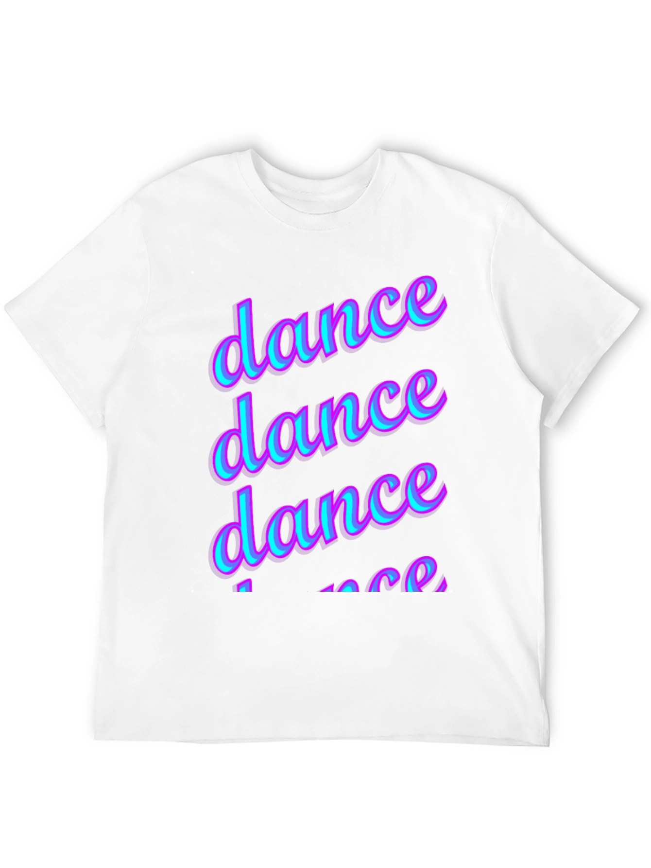 Dance Graphic Print Black T-Shirt