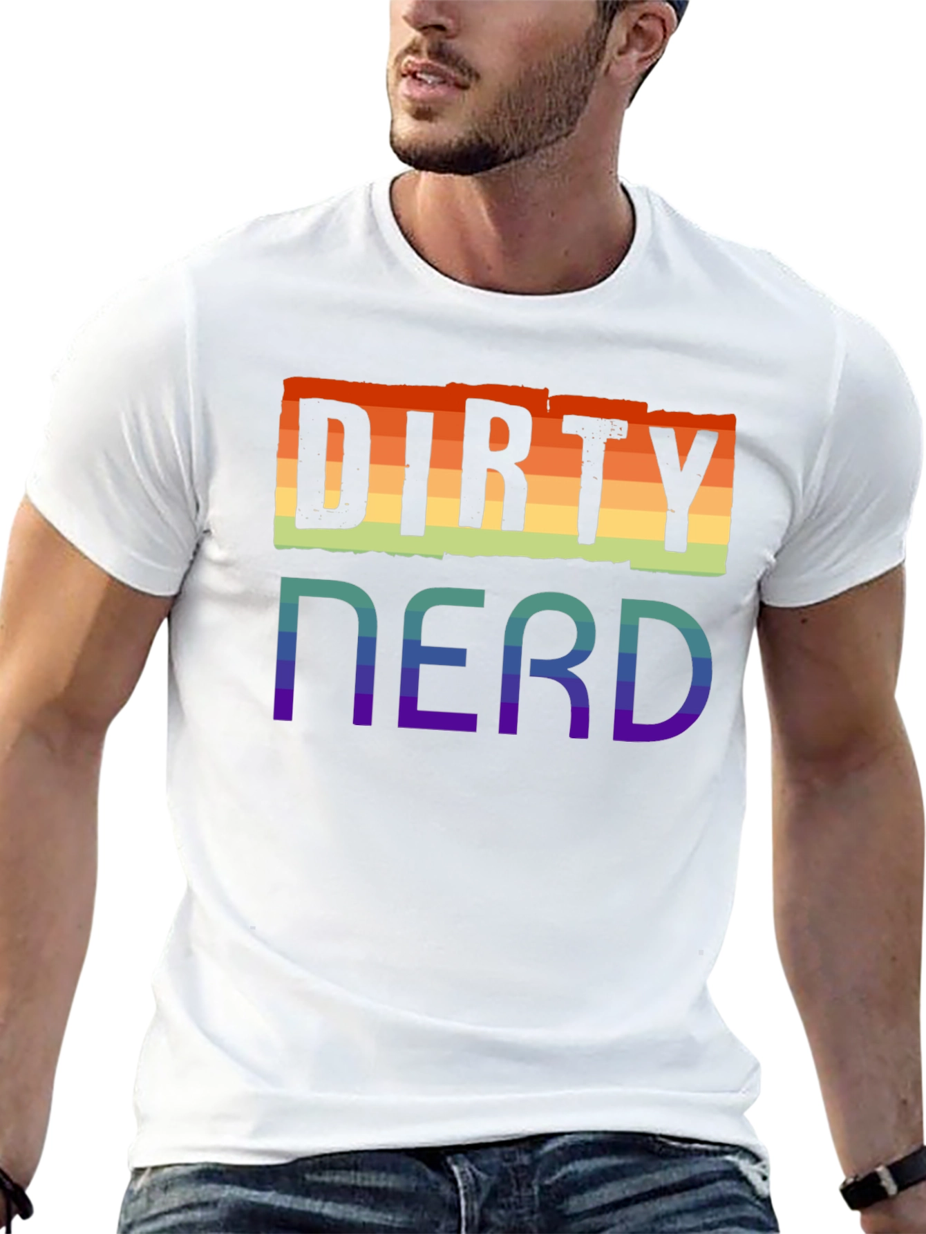 Dirty Nerd Rainbow Pride T-Shirt