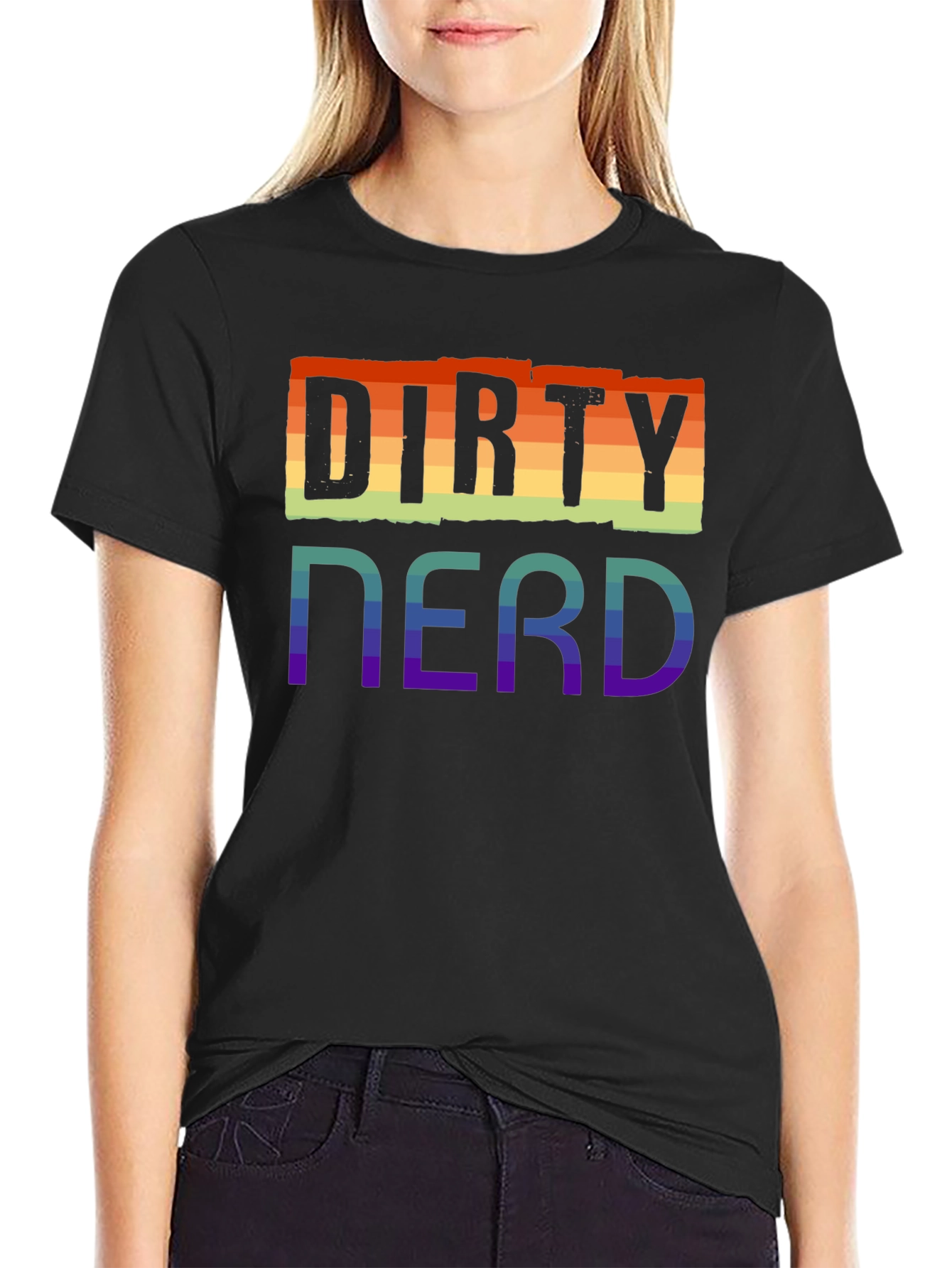 Dirty Nerd Rainbow Pride T-Shirt