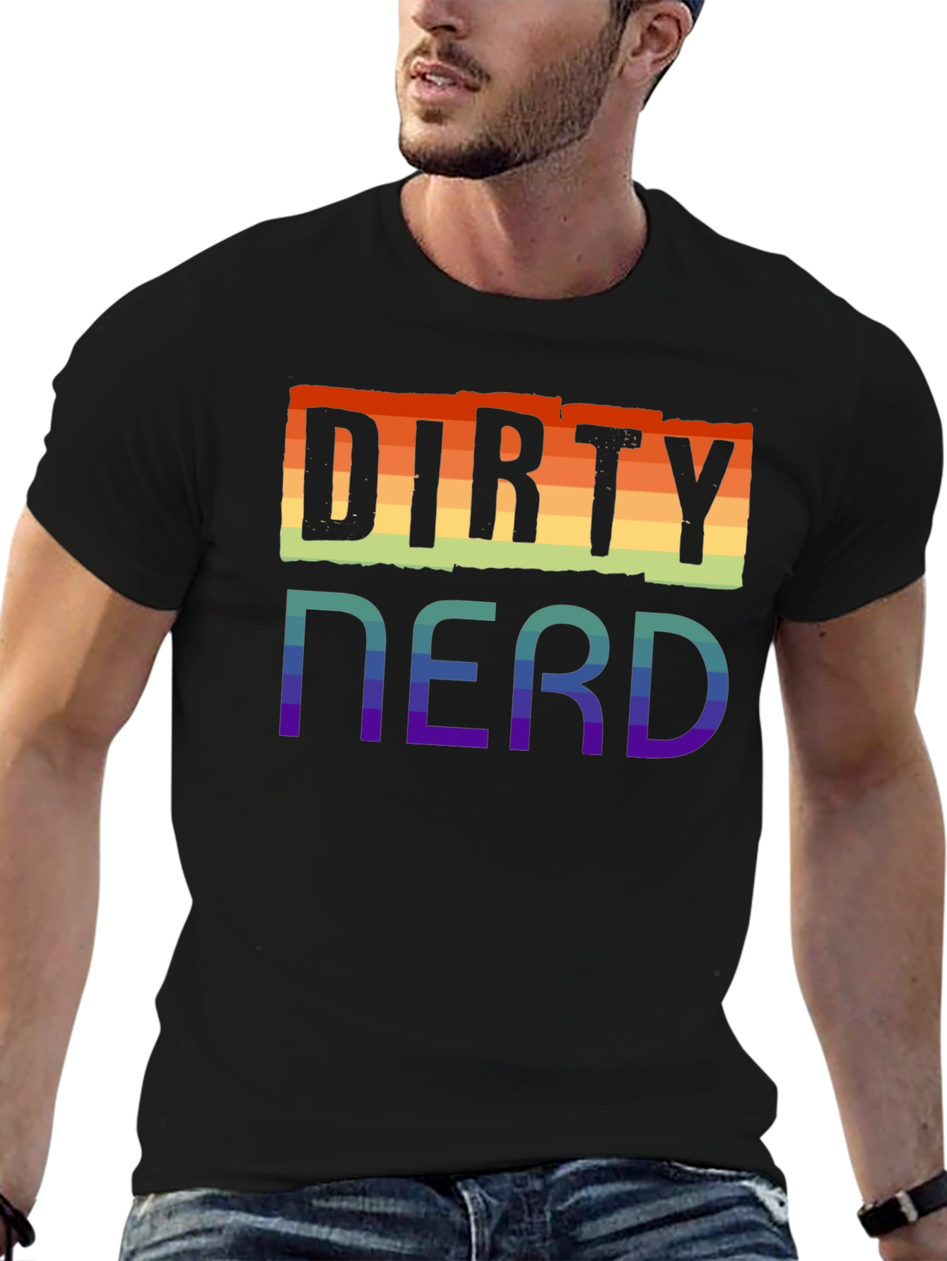 Dirty Nerd Rainbow Pride T-Shirt