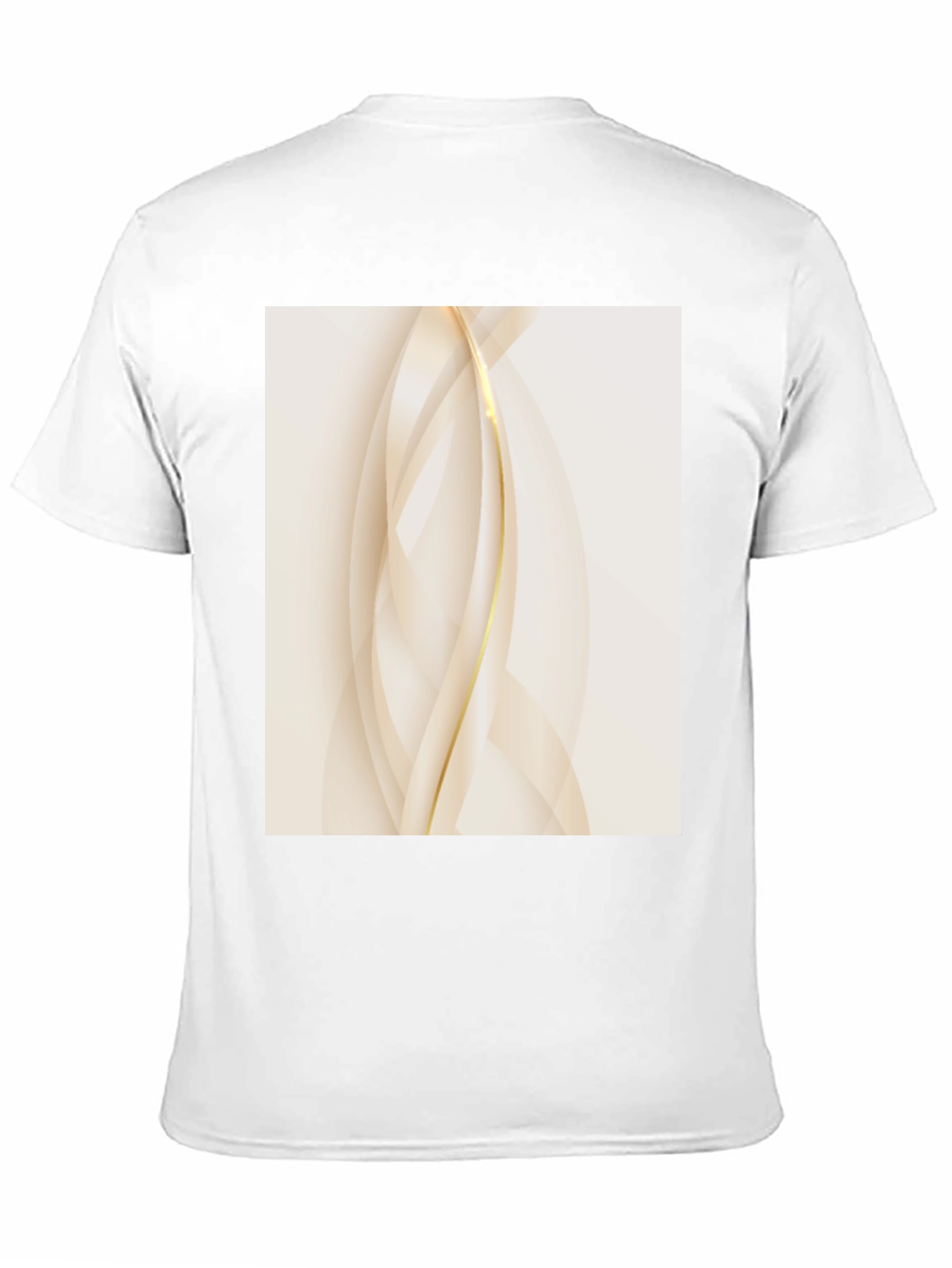Modern Abstract Graphic Tee - Black