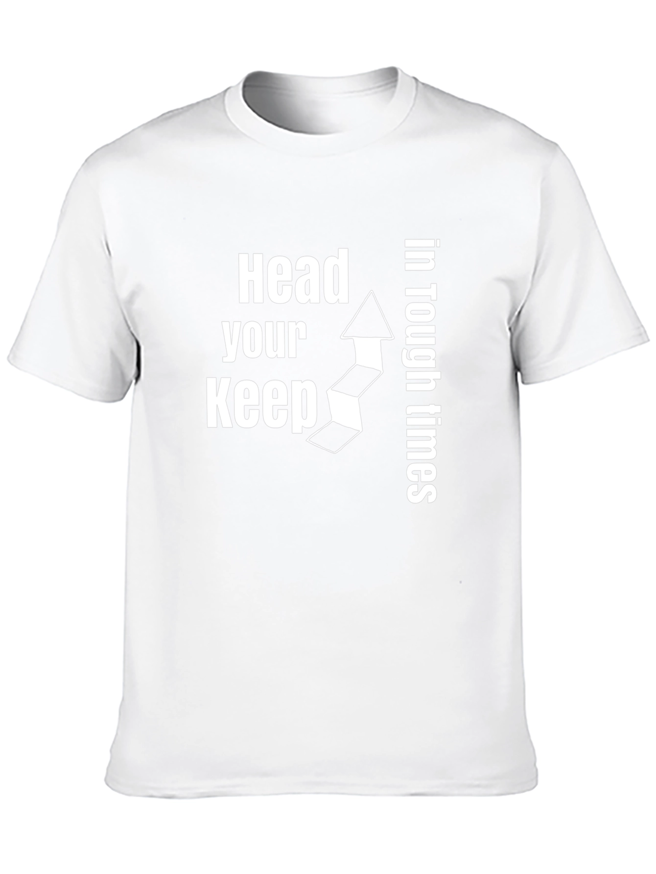 Keep Your Head Up Black Graphic Tee