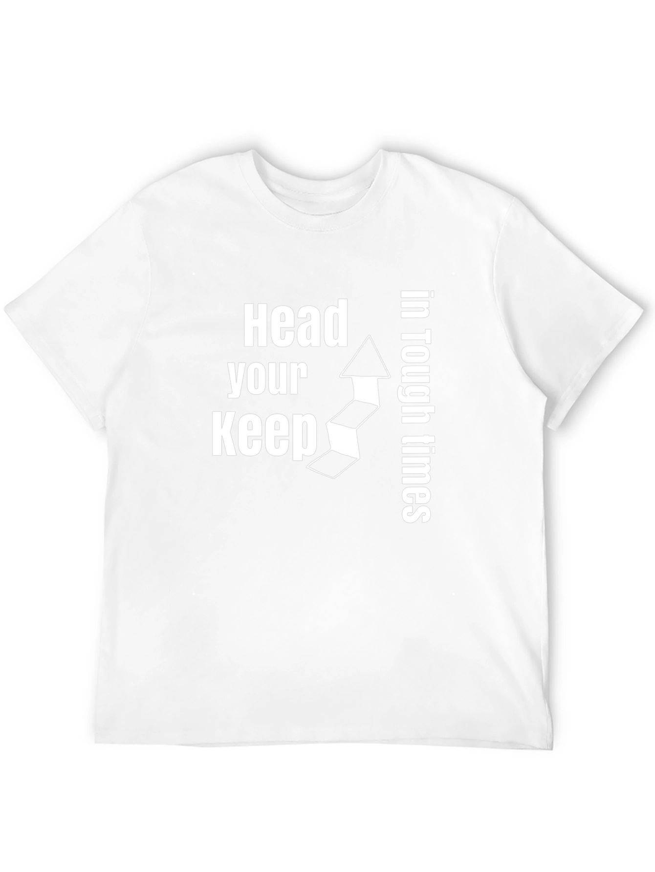 Keep Your Head Up Black Graphic Tee