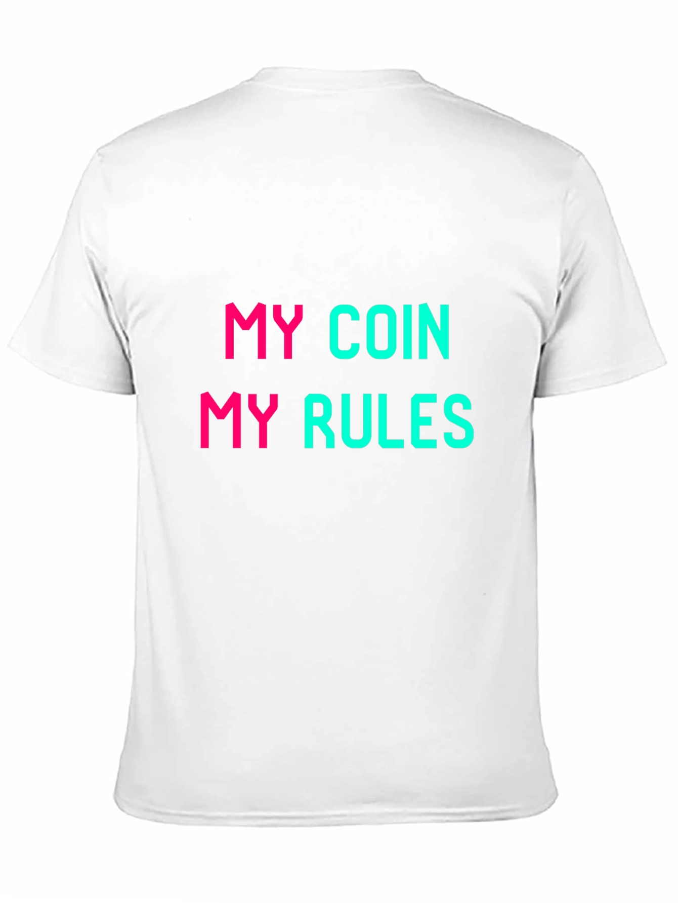 My Coin My Rules Graphic Tee - Black