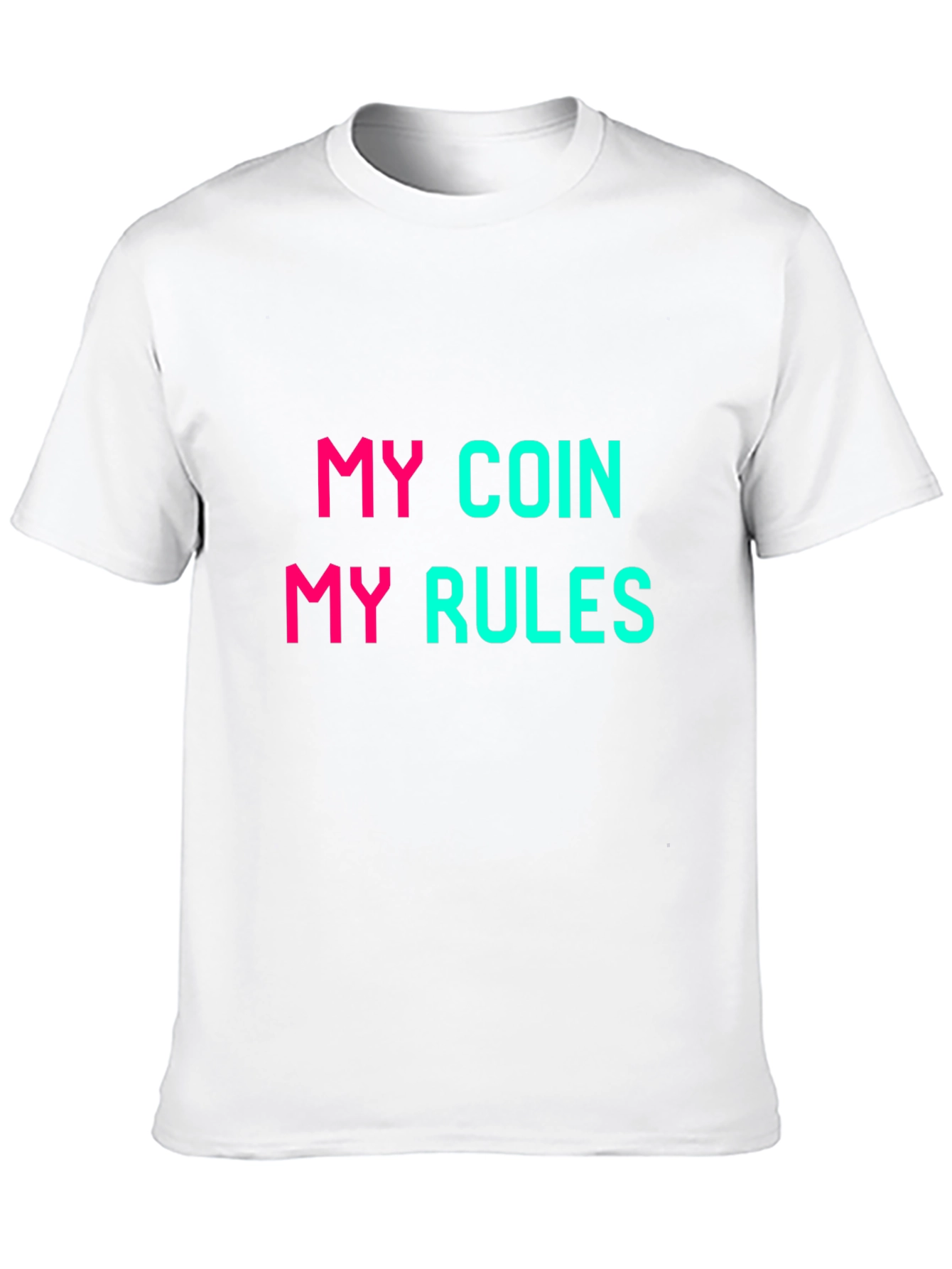 My Coin My Rules Graphic Tee - Black