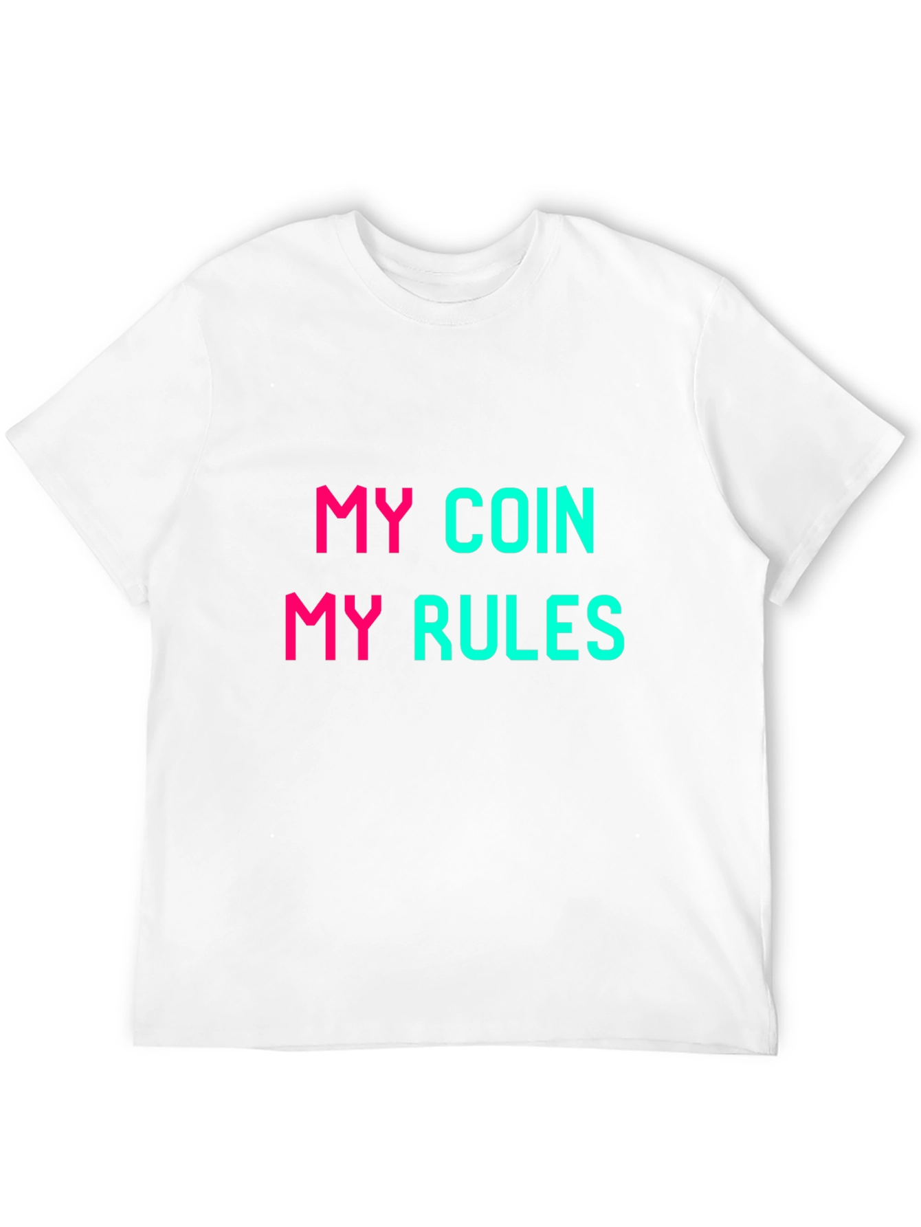 My Coin My Rules Graphic Tee - Black