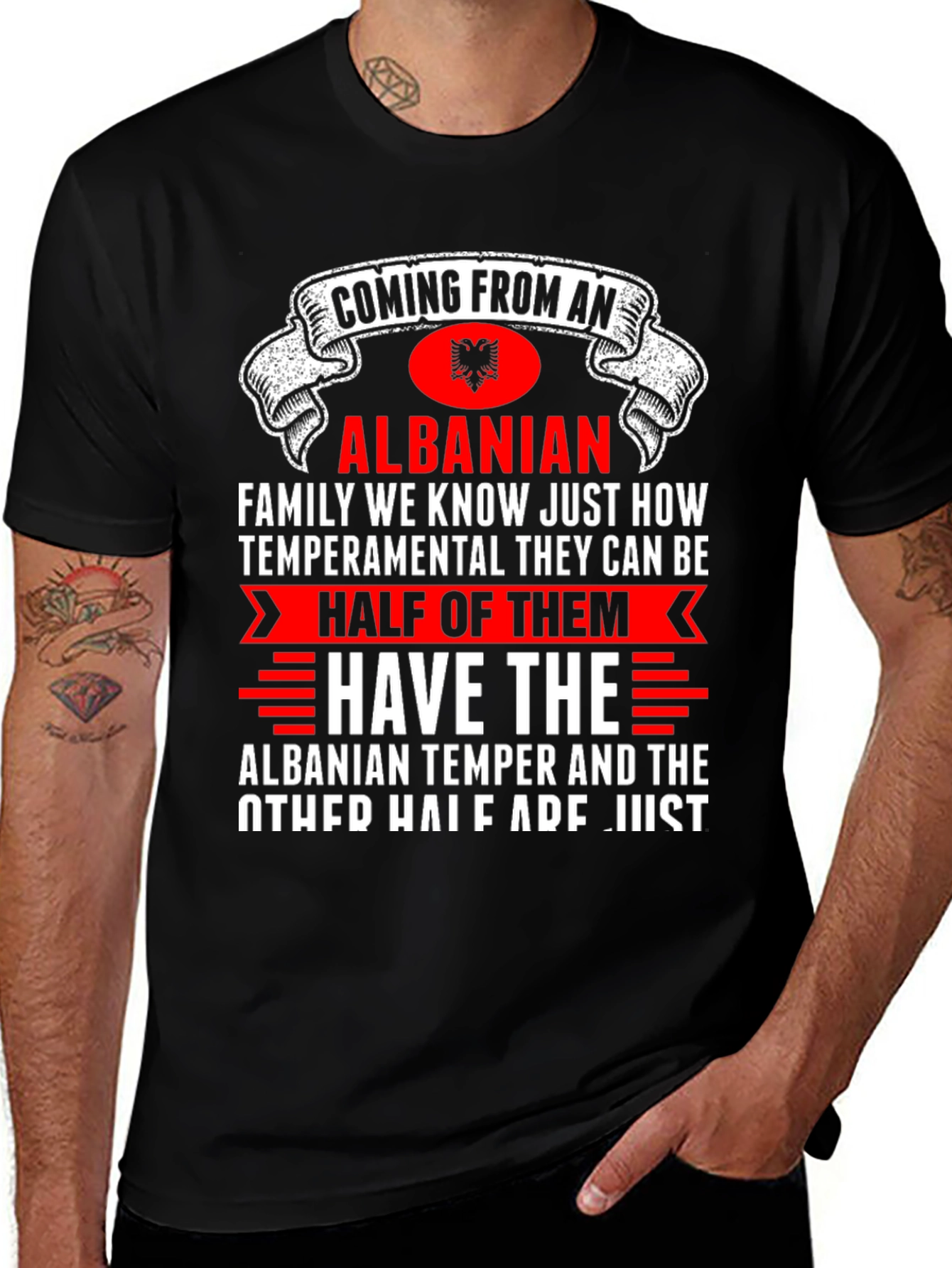 Albanian Temper Graphic Tee