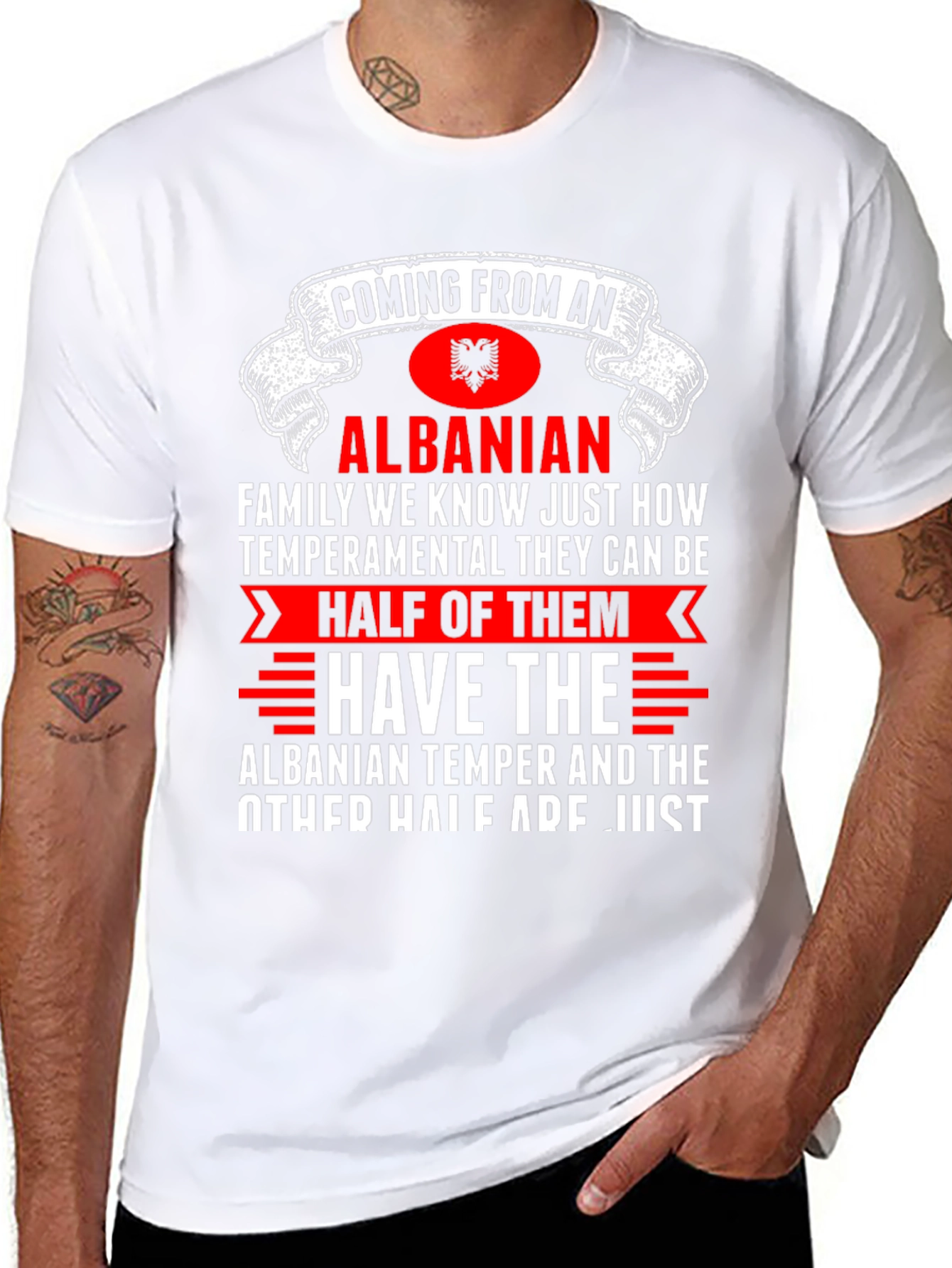 Albanian Temper Graphic Tee