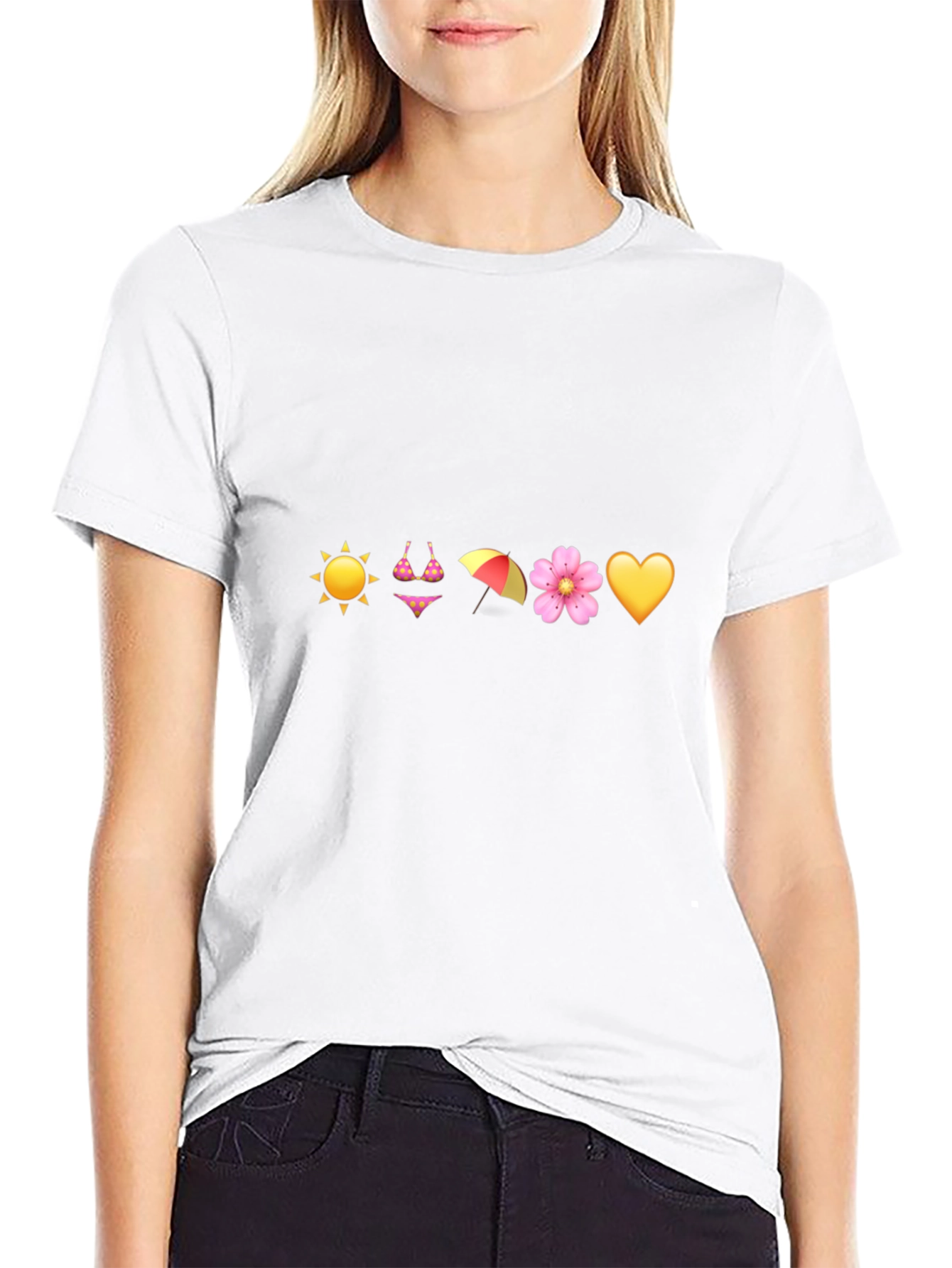 Summer Vibes Graphic Tee - Mens Black T-Shirt