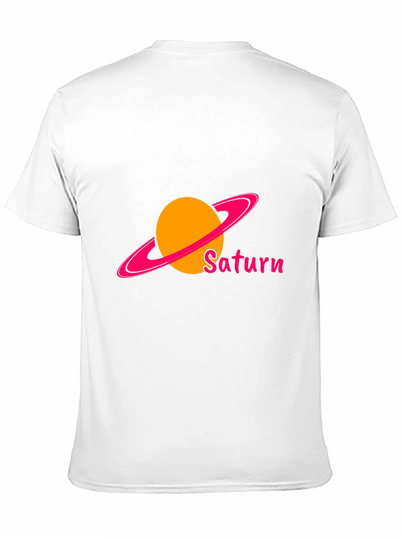 Saturn Graphic Black T-Shirt - Space & Planets