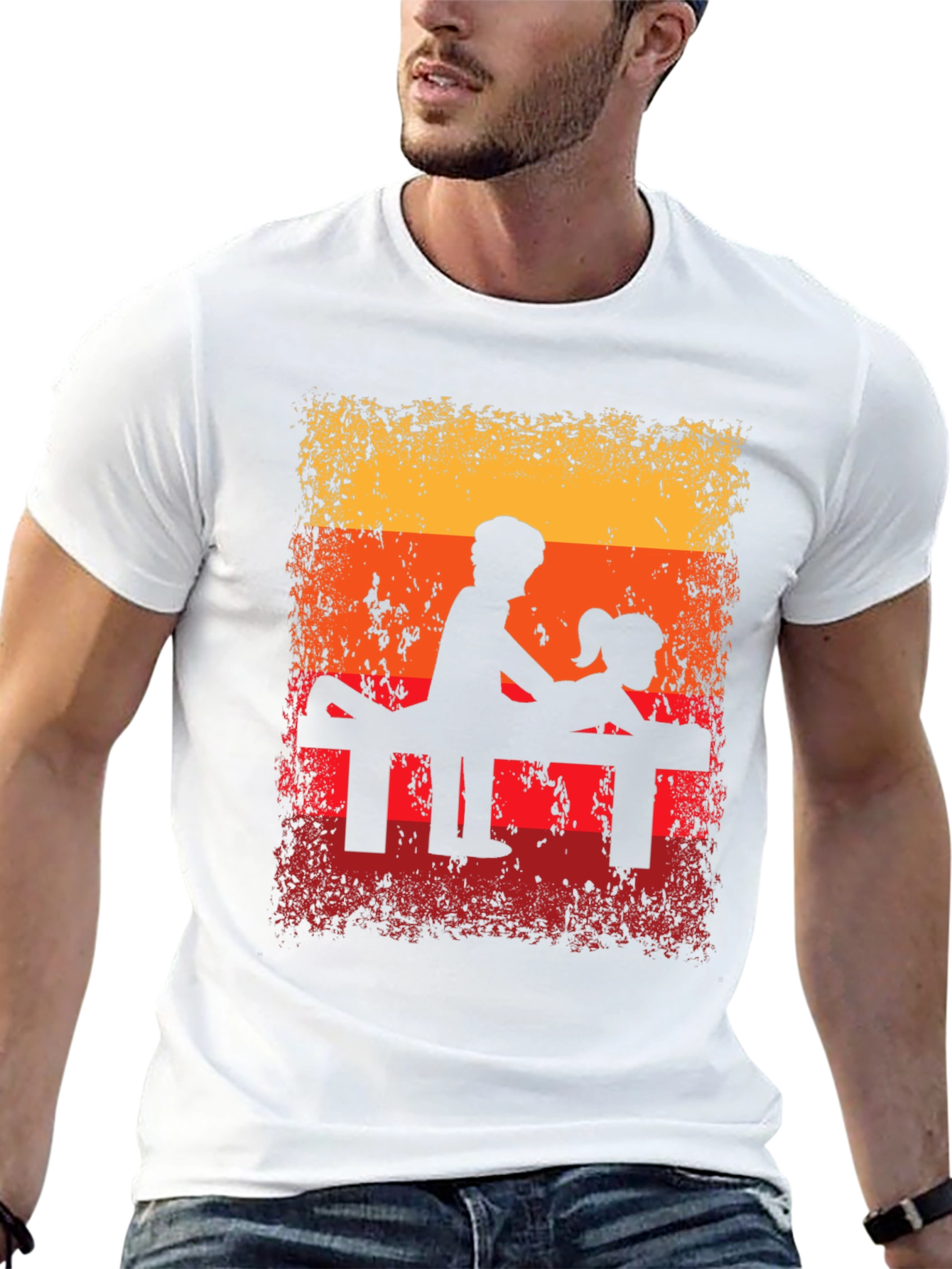 Retro Silhouette Graphic T-Shirt