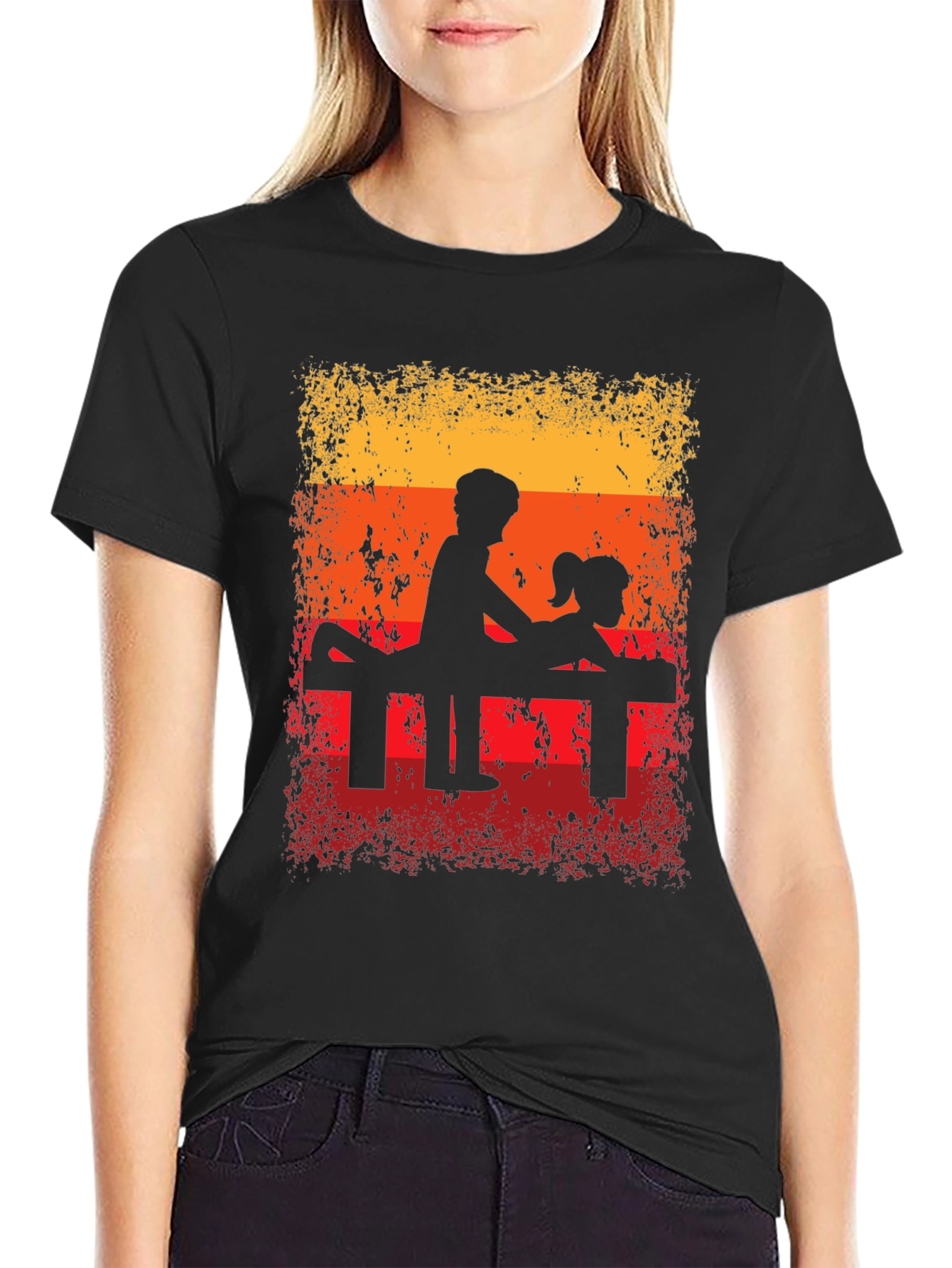 Retro Silhouette Graphic T-Shirt