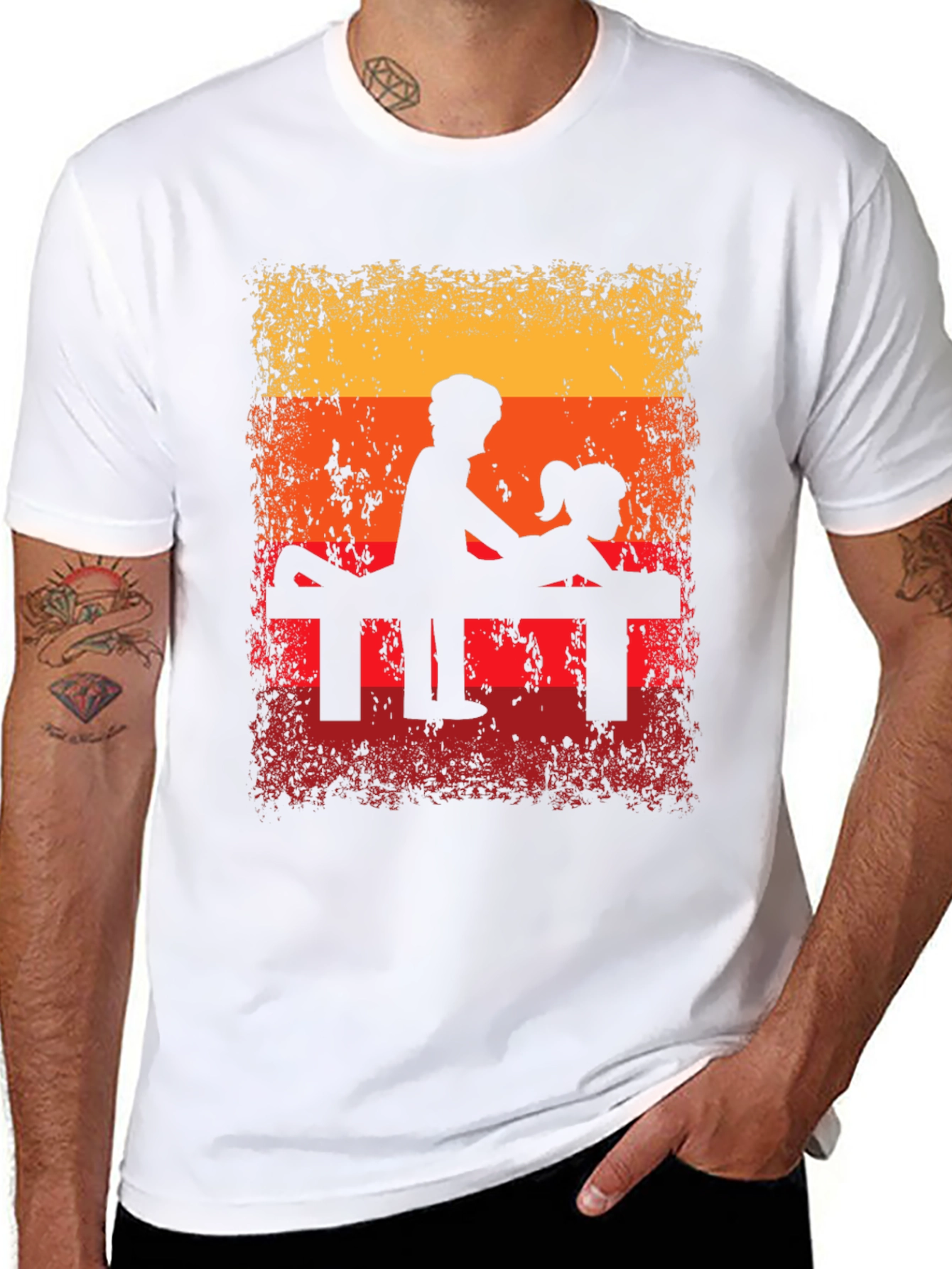 Retro Silhouette Graphic T-Shirt