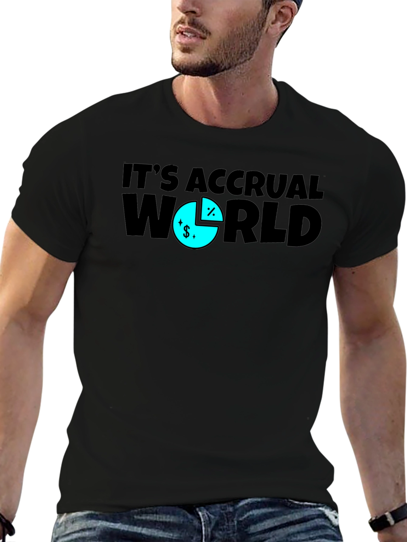 Its Accrual World Funny Accounting T-Shirt