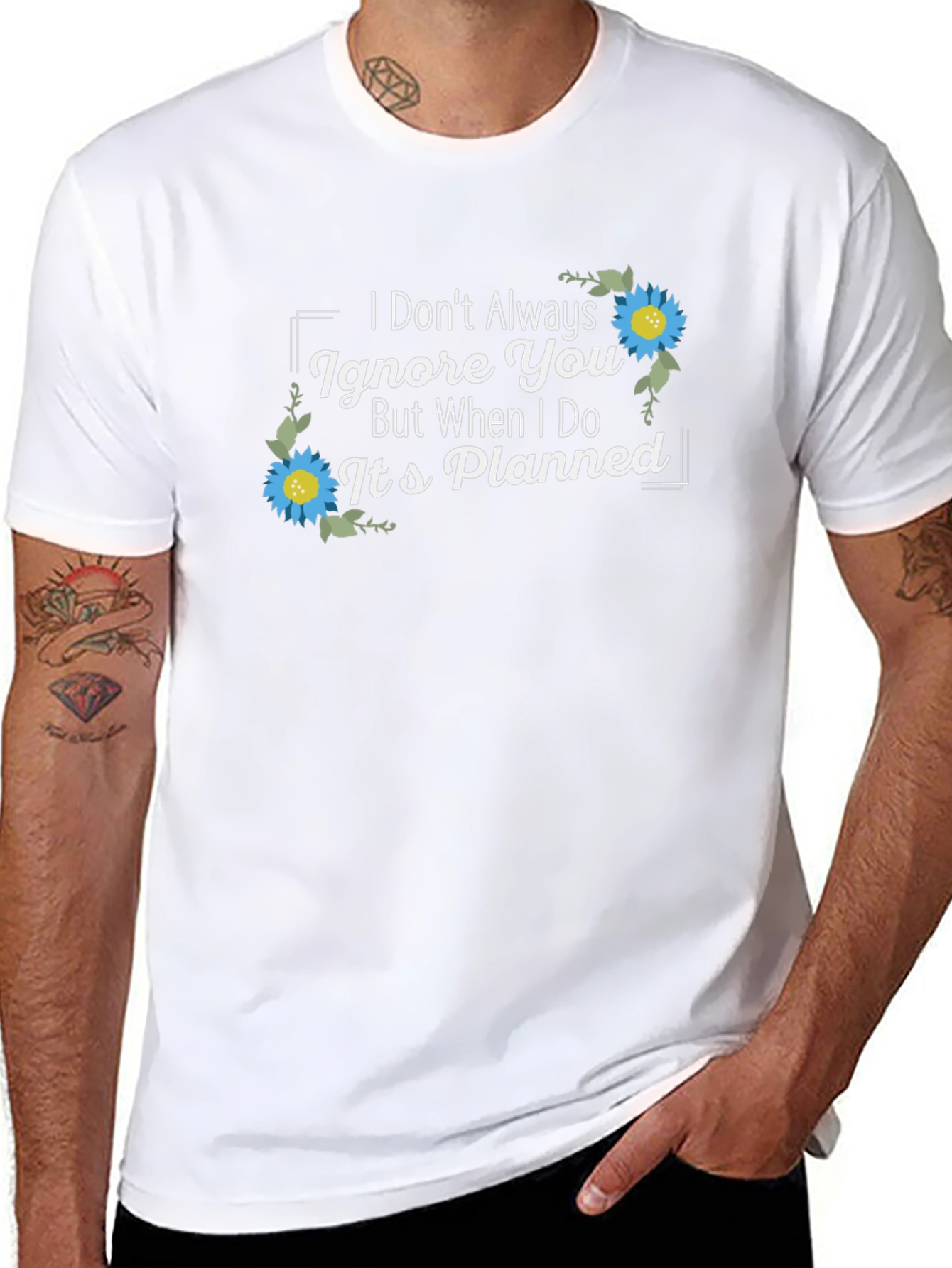 Planned Ignore T-Shirt - Sarcastic Graphic Tee