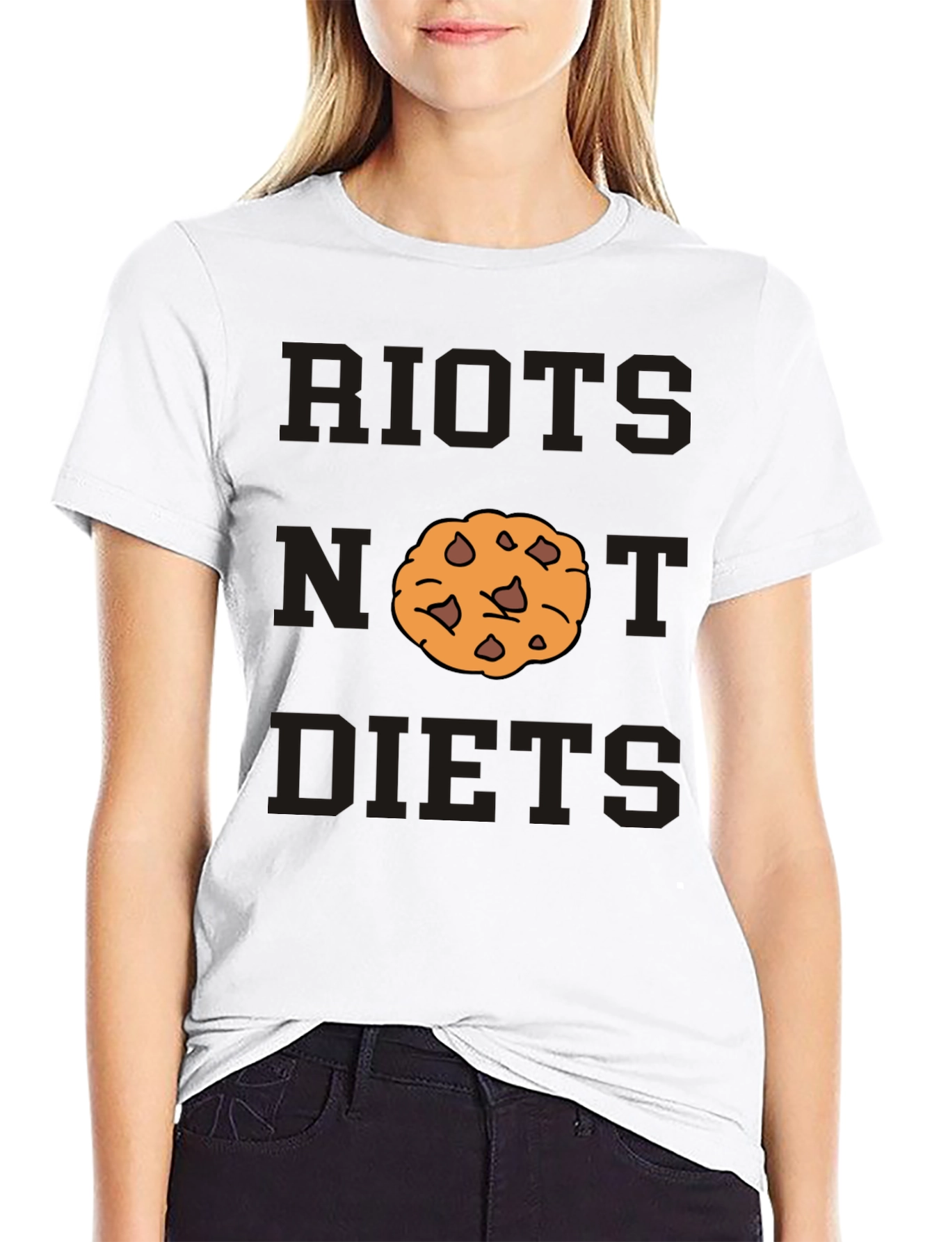 Riots Not Diets Cookie T-Shirt