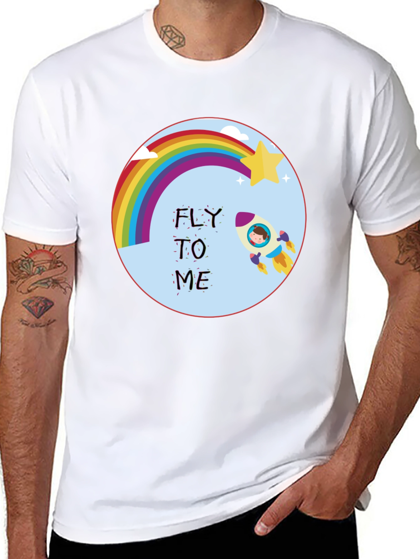 Fly To Me Rainbow T-Shirt