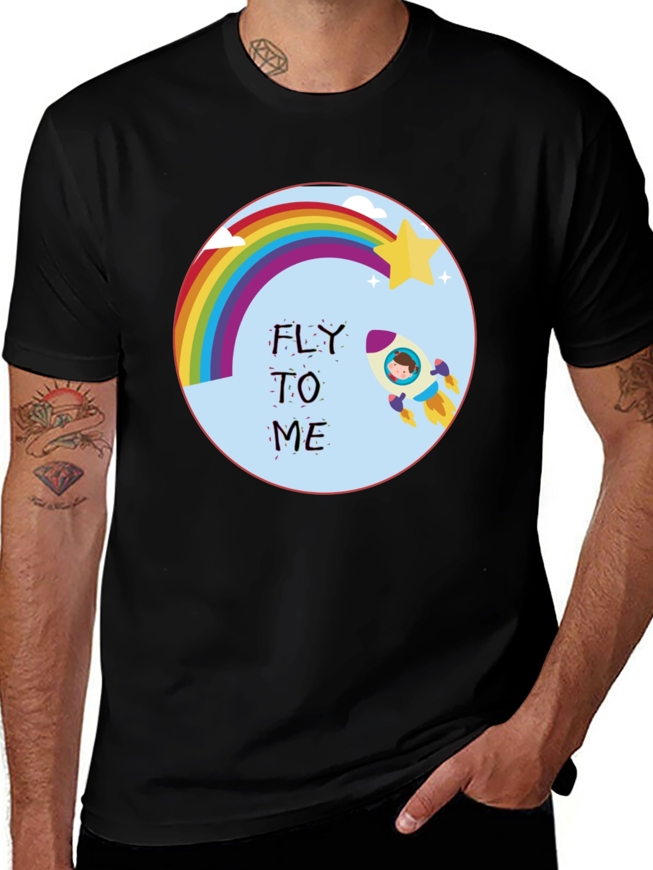 Fly To Me Rainbow T-Shirt