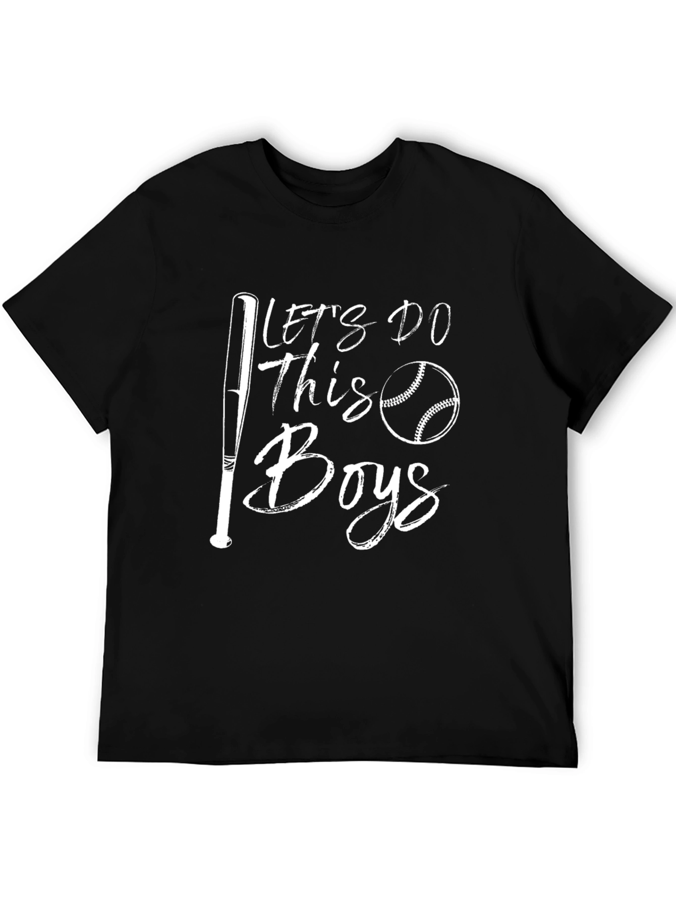 Lets Do This Boys Graphic Tee Baseball T-Shirt