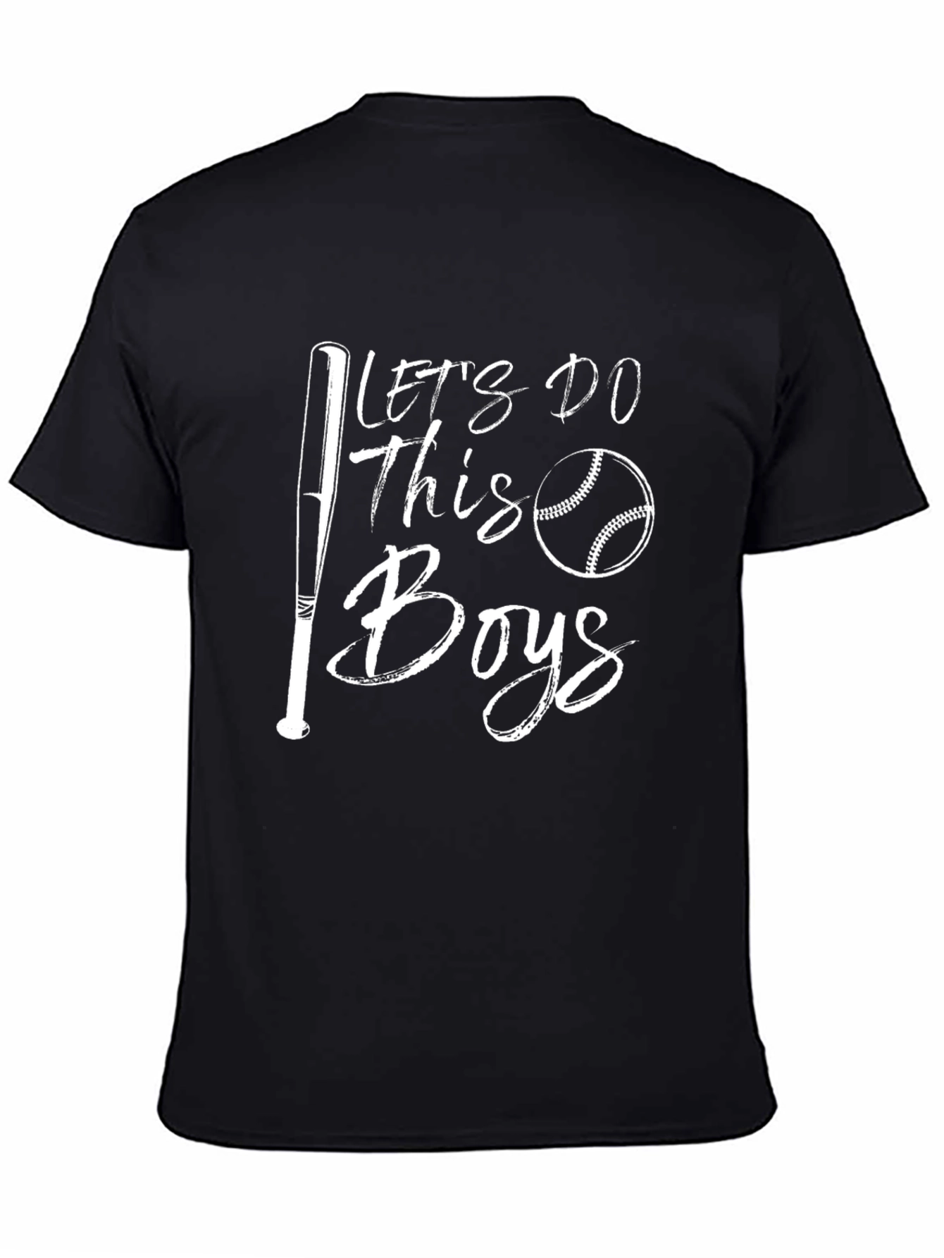 Lets Do This Boys Graphic Tee Baseball T-Shirt