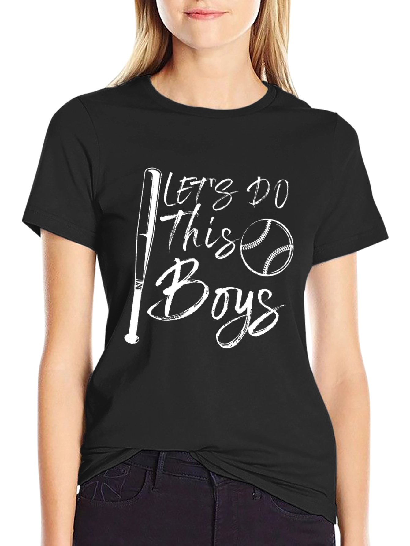 Lets Do This Boys Graphic Tee Baseball T-Shirt
