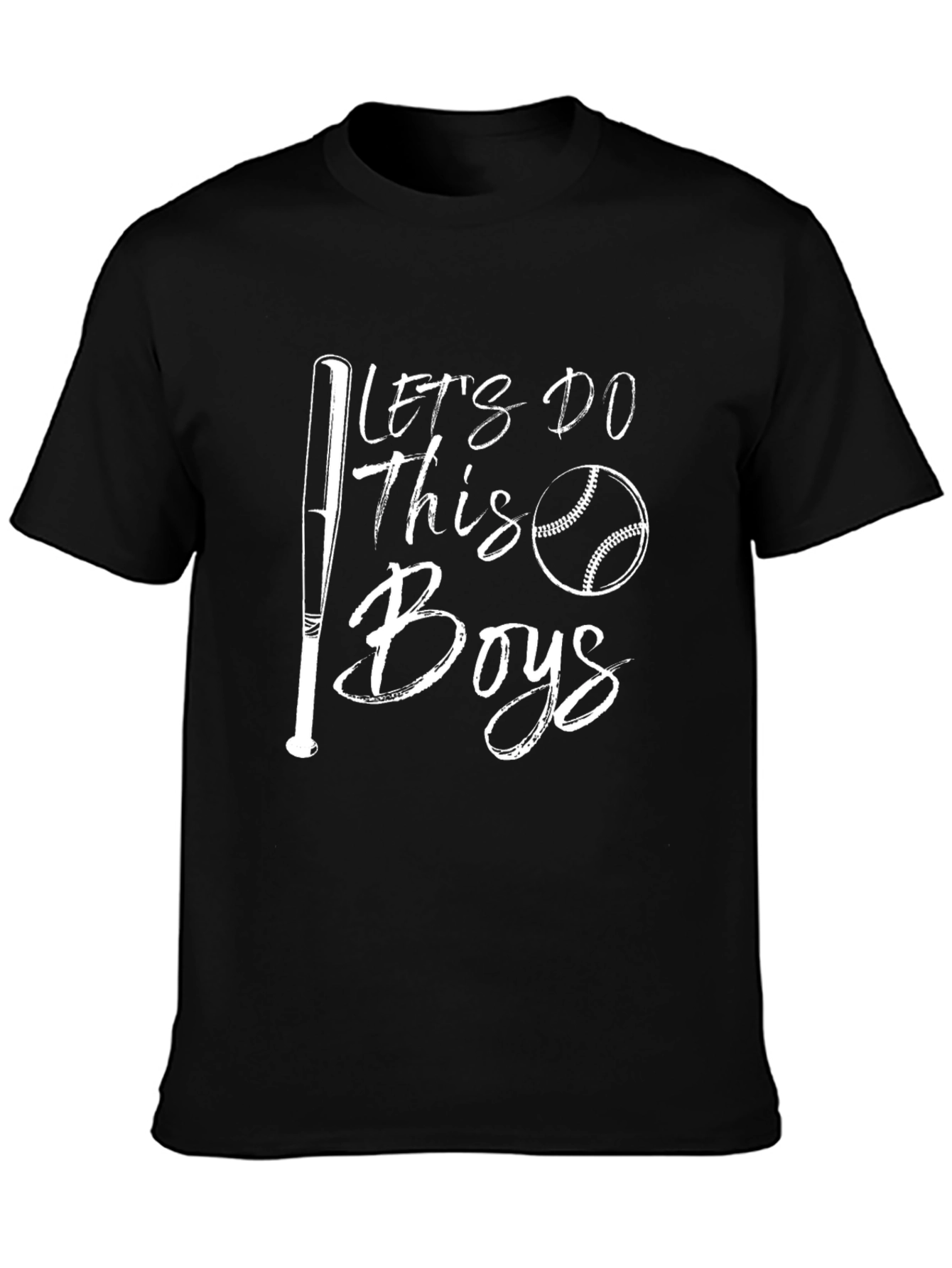 Lets Do This Boys Graphic Tee Baseball T-Shirt