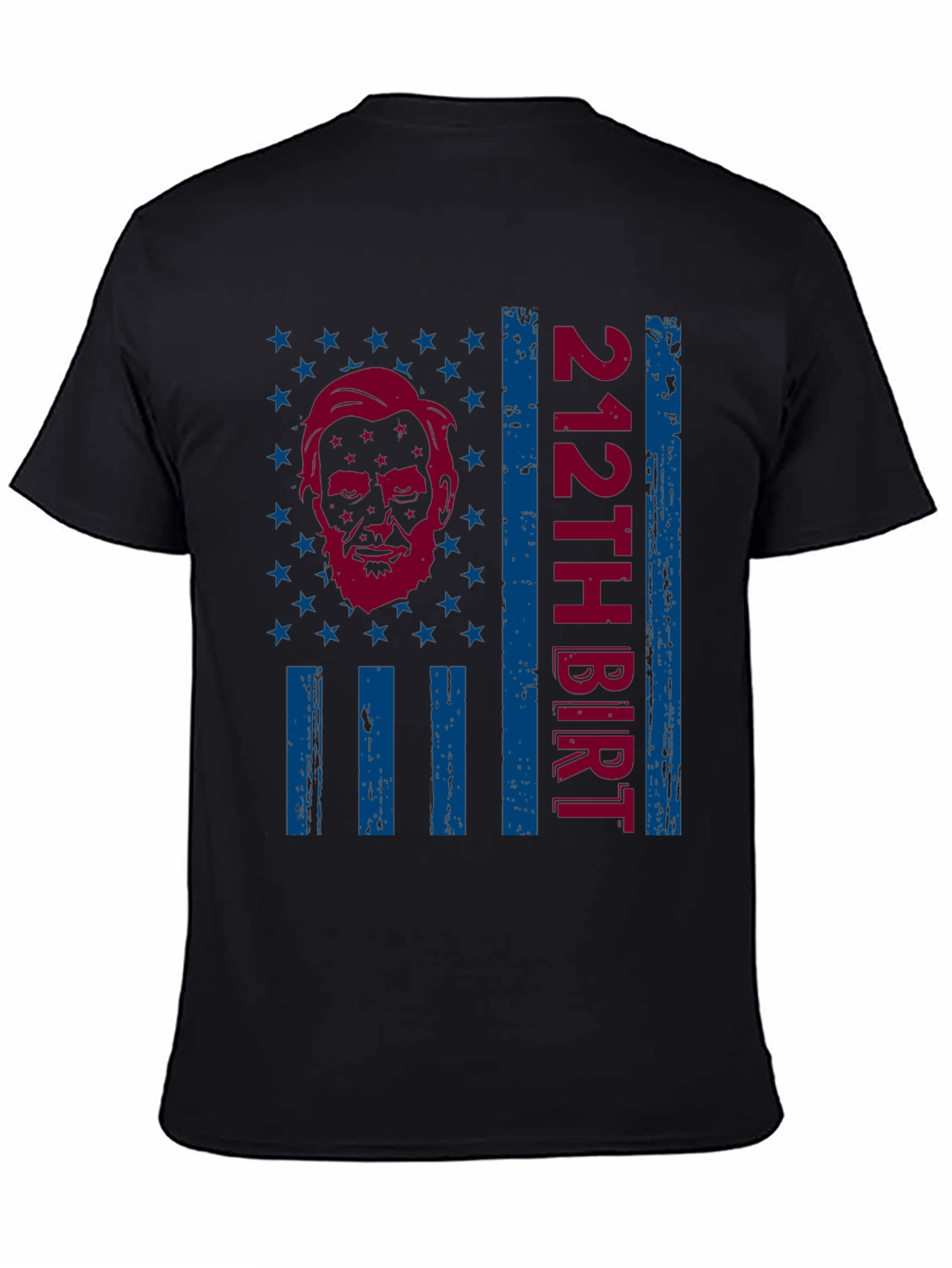 Lincoln 212th Birthday Patriotic T-Shirt
