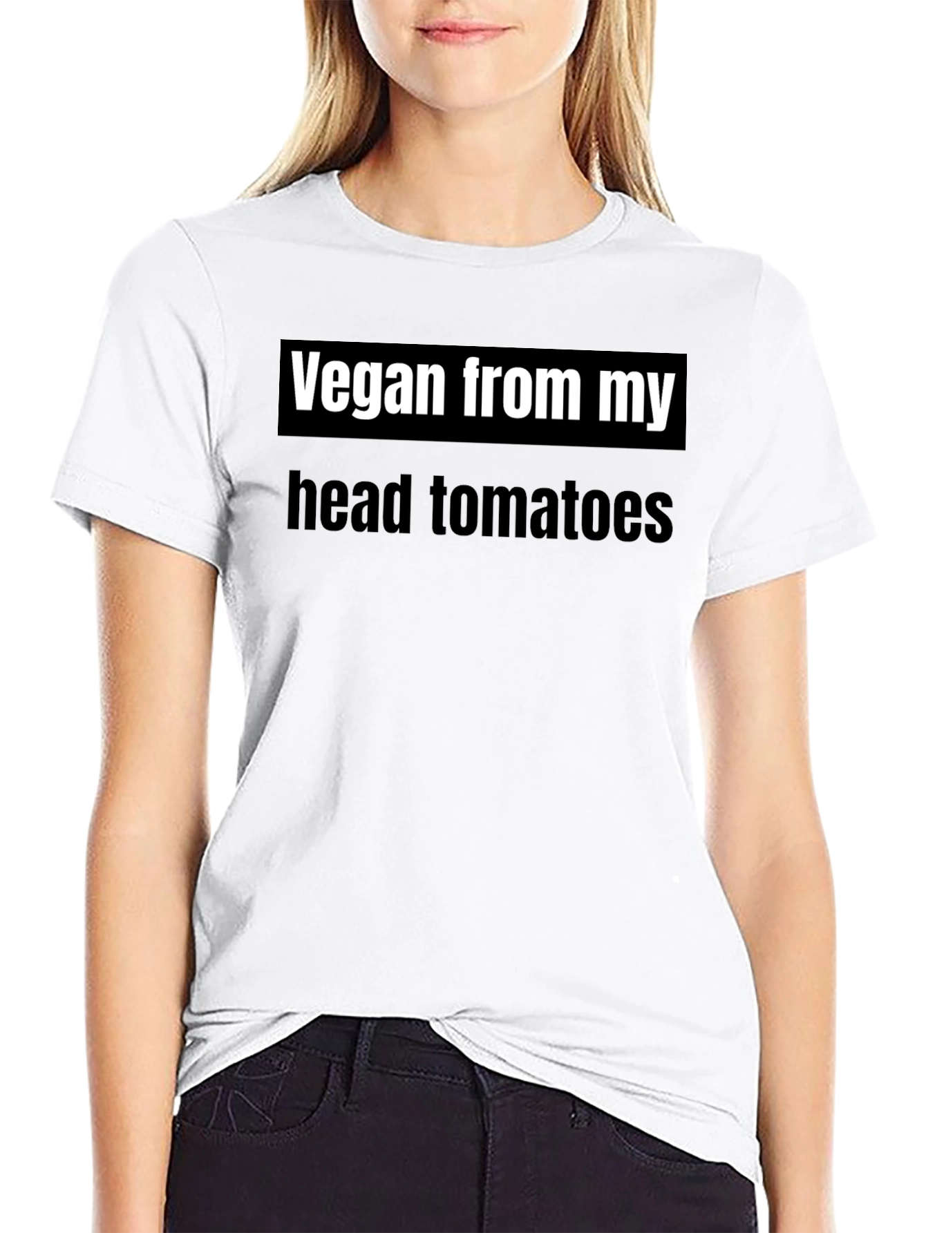 Vegan From My Head Tomatoes T-Shirt