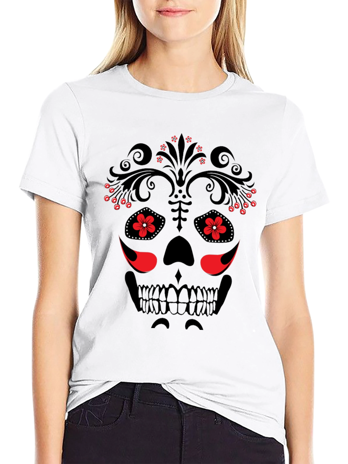 Sugar Skull T-Shirt - Dia de los Muertos