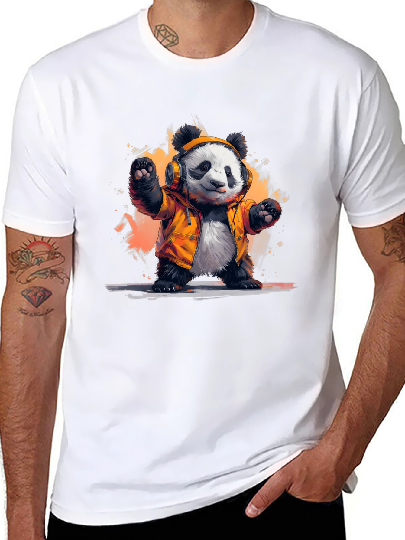 Cool Panda Graphic Tee