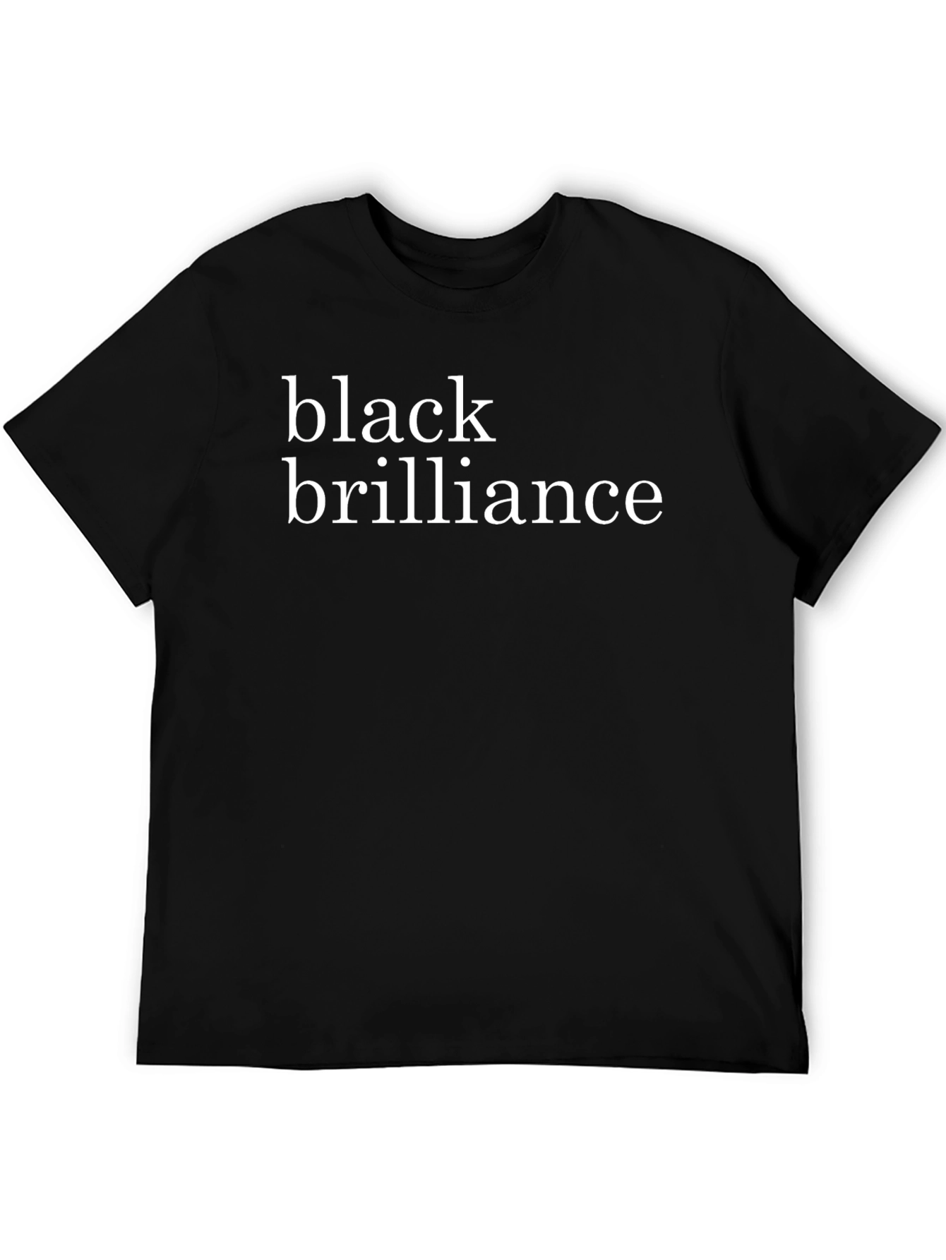 Black Brilliance Graphic Tee - Modern Style
